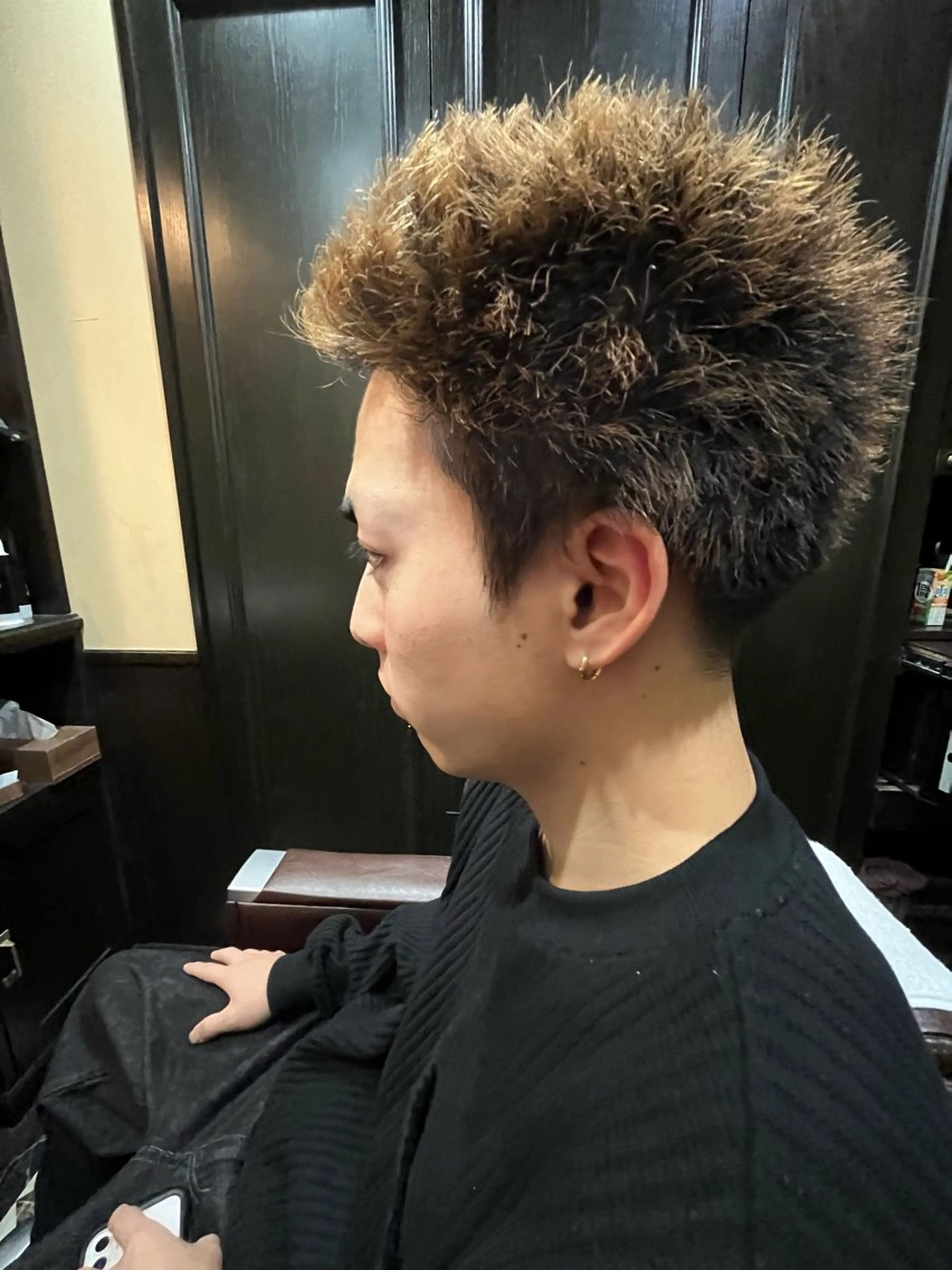 ショート ショートヘア mrbrotherscutclub中目黒店所属・西野 仁星のヘアスタイル