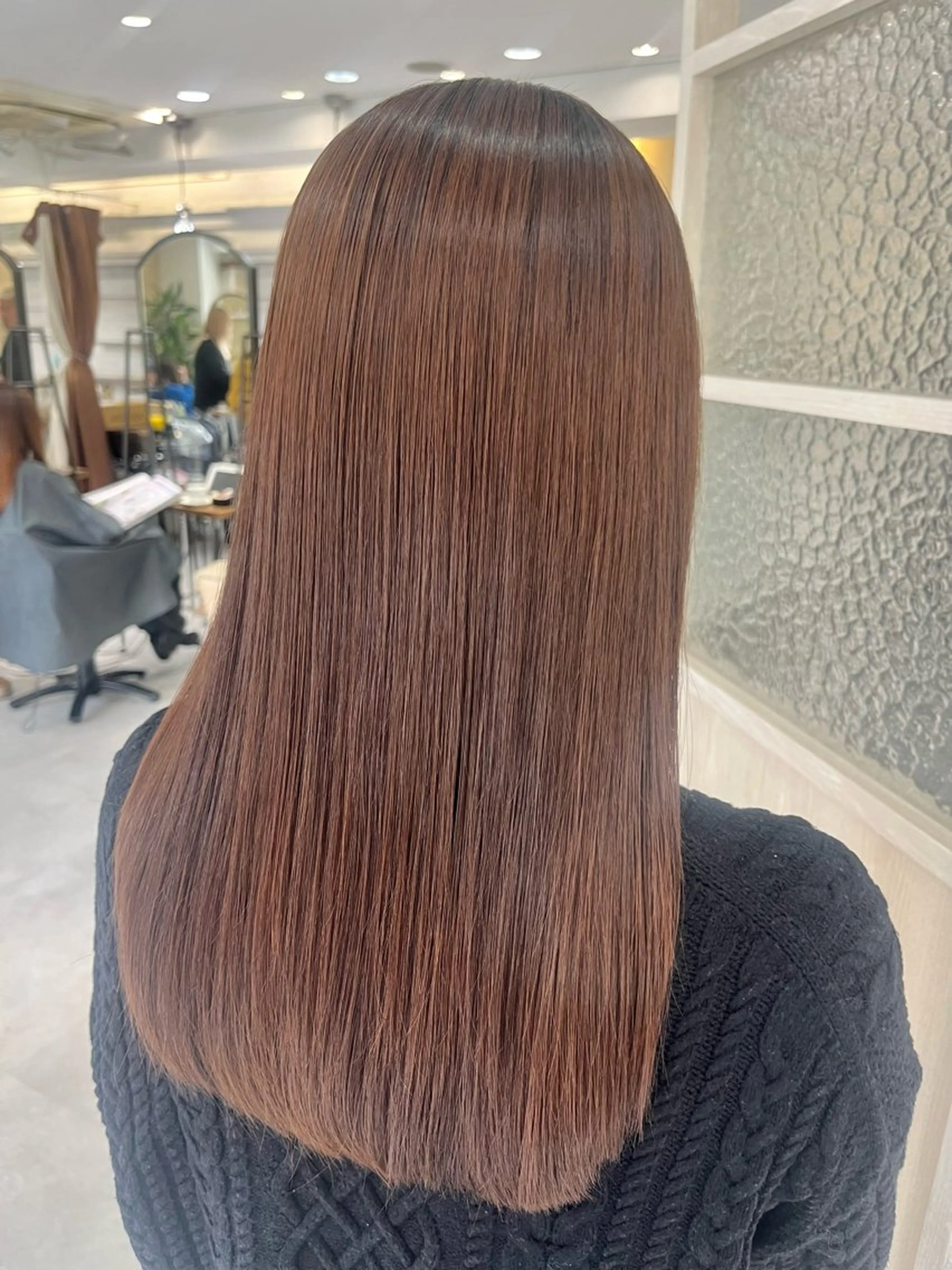 ロング カット 縮毛矯正 トリートメント 縮毛矯正/髪質改善/ 斉藤春のヘアスタイル