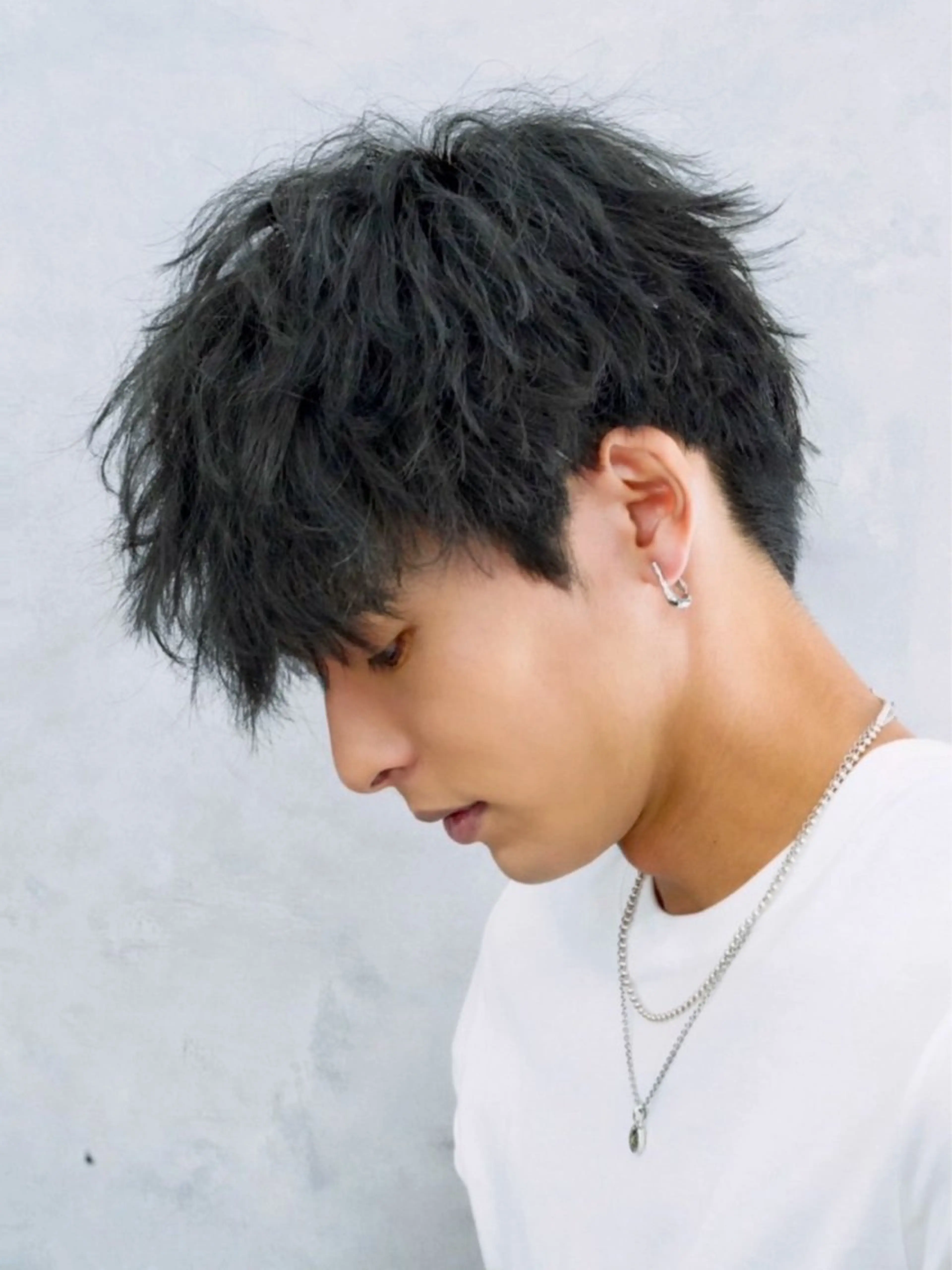 ショート パーマ 石川 琉星のヘアスタイル