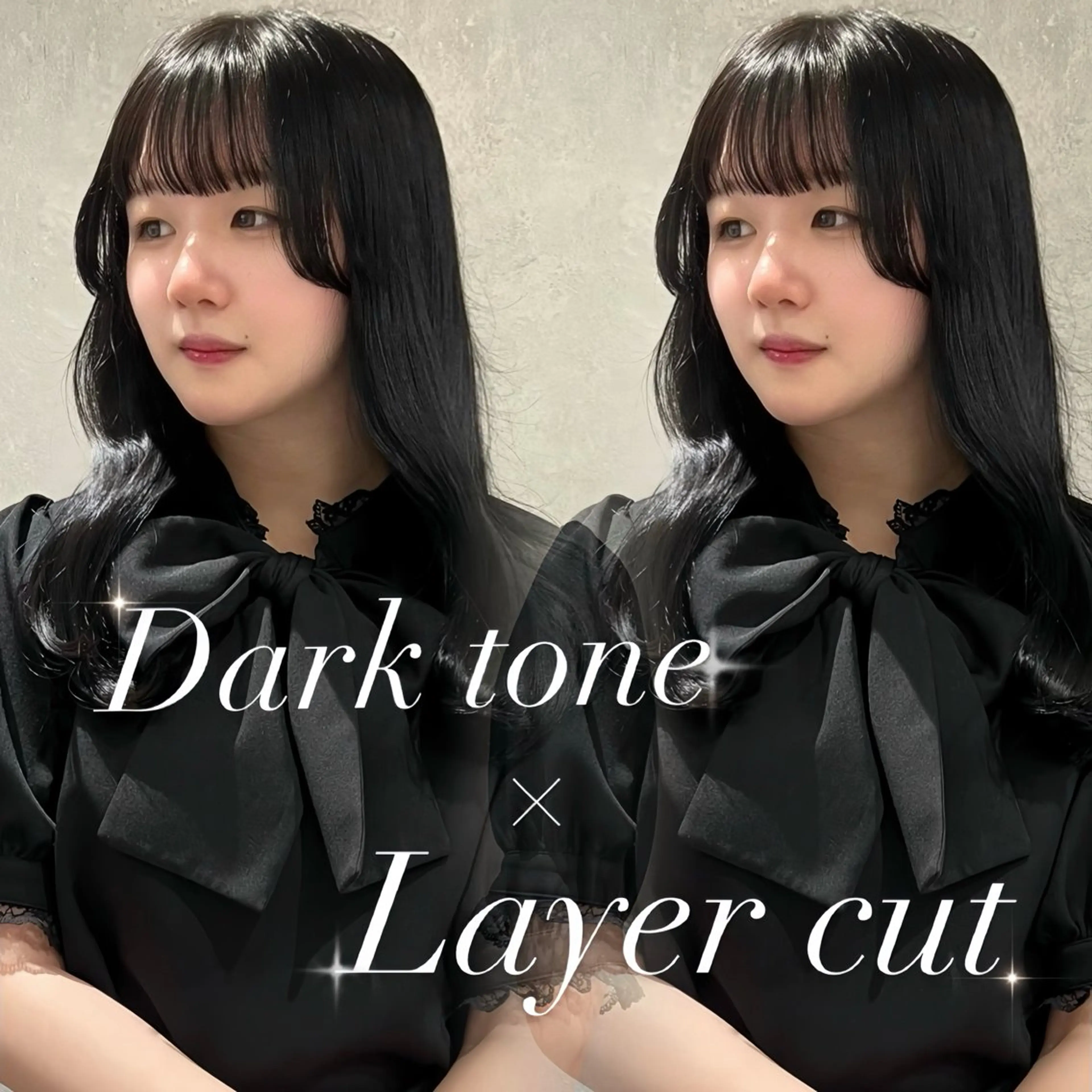 ロング レイヤーカット カット ヘアカラー トリートメント AI TOKYO　S所属・mizuki 【韓国レイヤー】のヘアスタイル