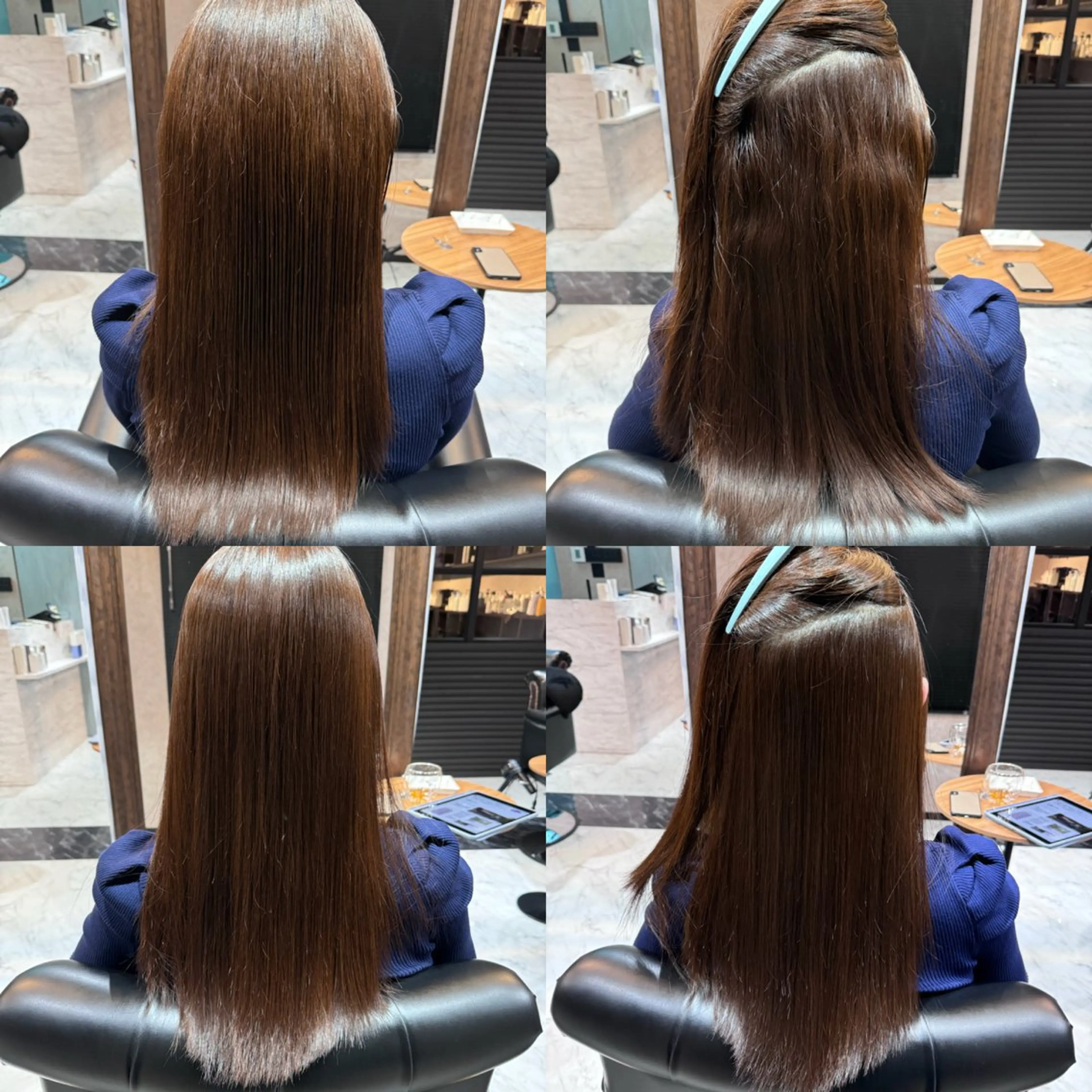 ロング 縮毛矯正 LuanaTOKYO 都築佑汰のヘアスタイル