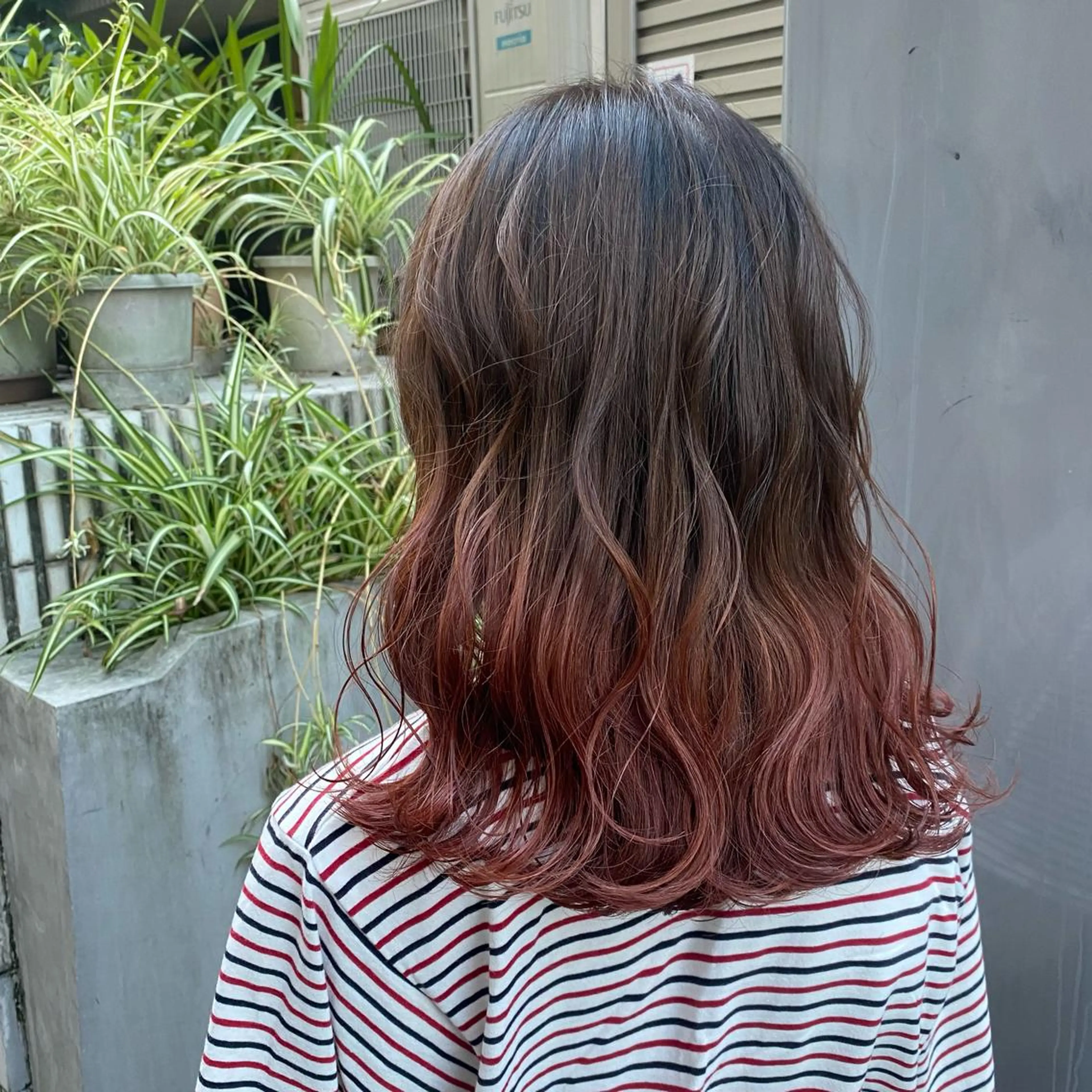 ショート カラー パーマ ヘアアレンジ 🍀髪質改善 ケアカラーrootsのヘアスタイル