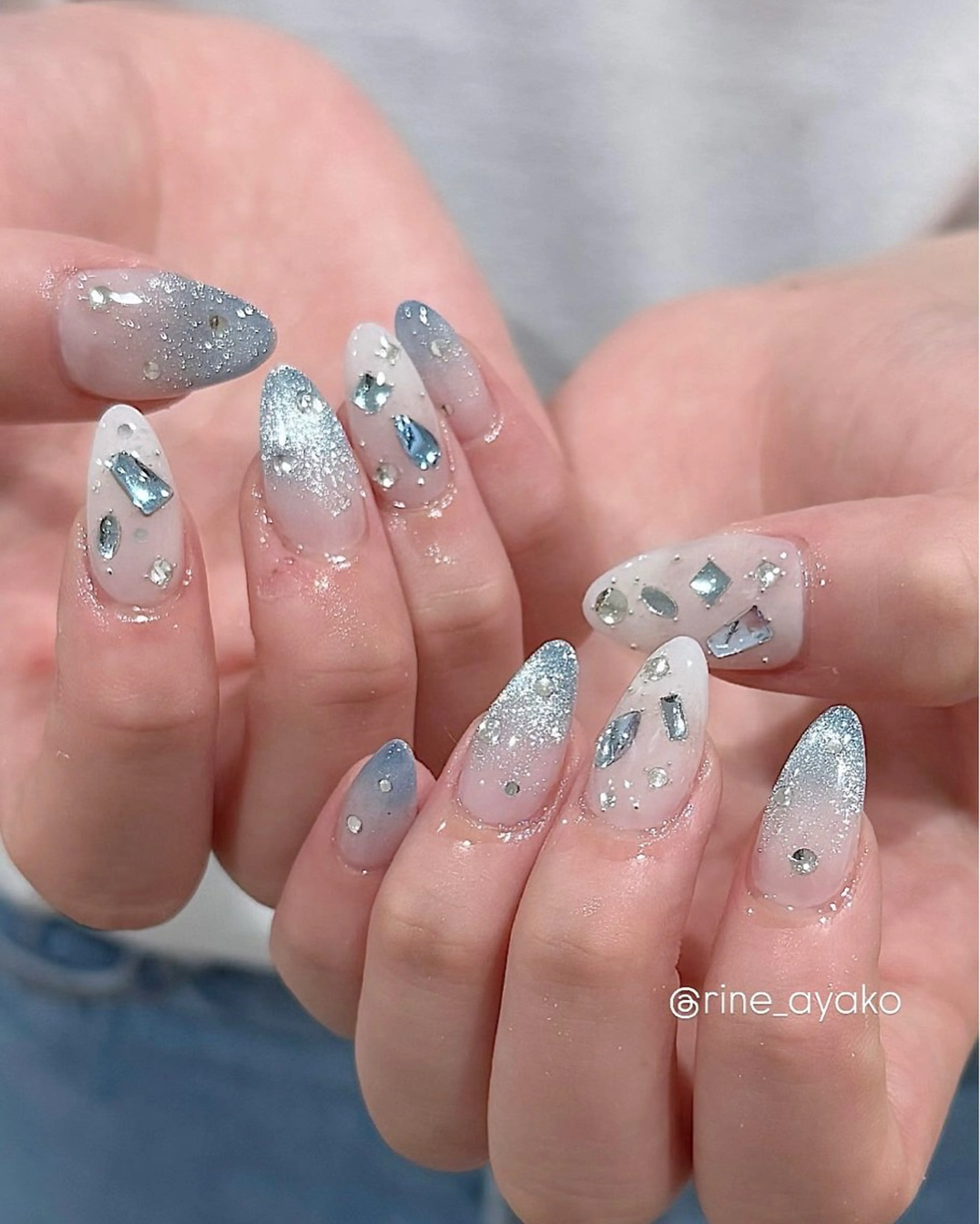 ネイル ハンドネイル nail&eyelash Rine所属・Rine 放出 (リネ)のネイルデザイン