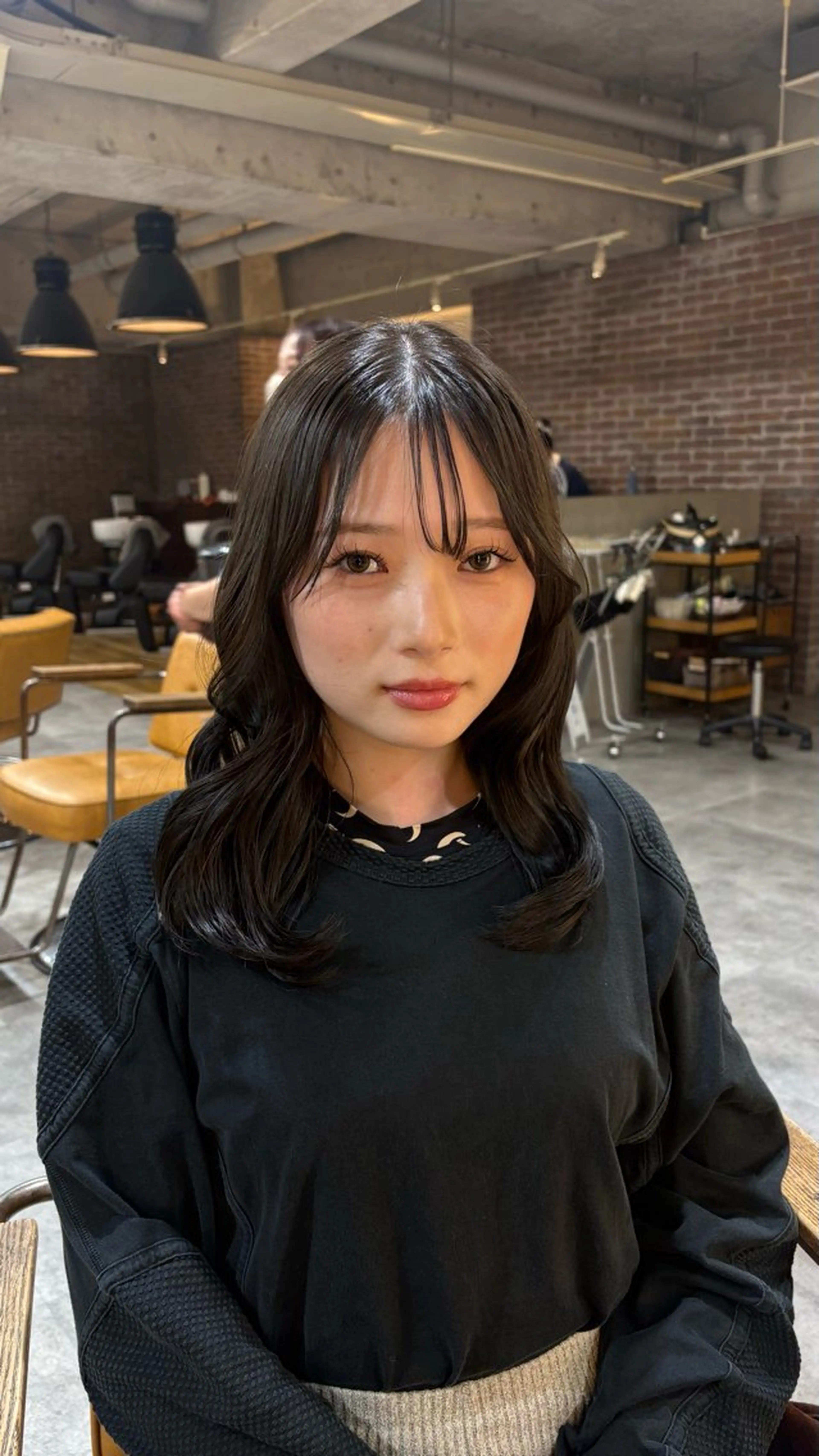 ロング レイヤーカット カット ヘアカラー 🎀韓国レイヤー/透 明感カラー/airiのヘアスタイル