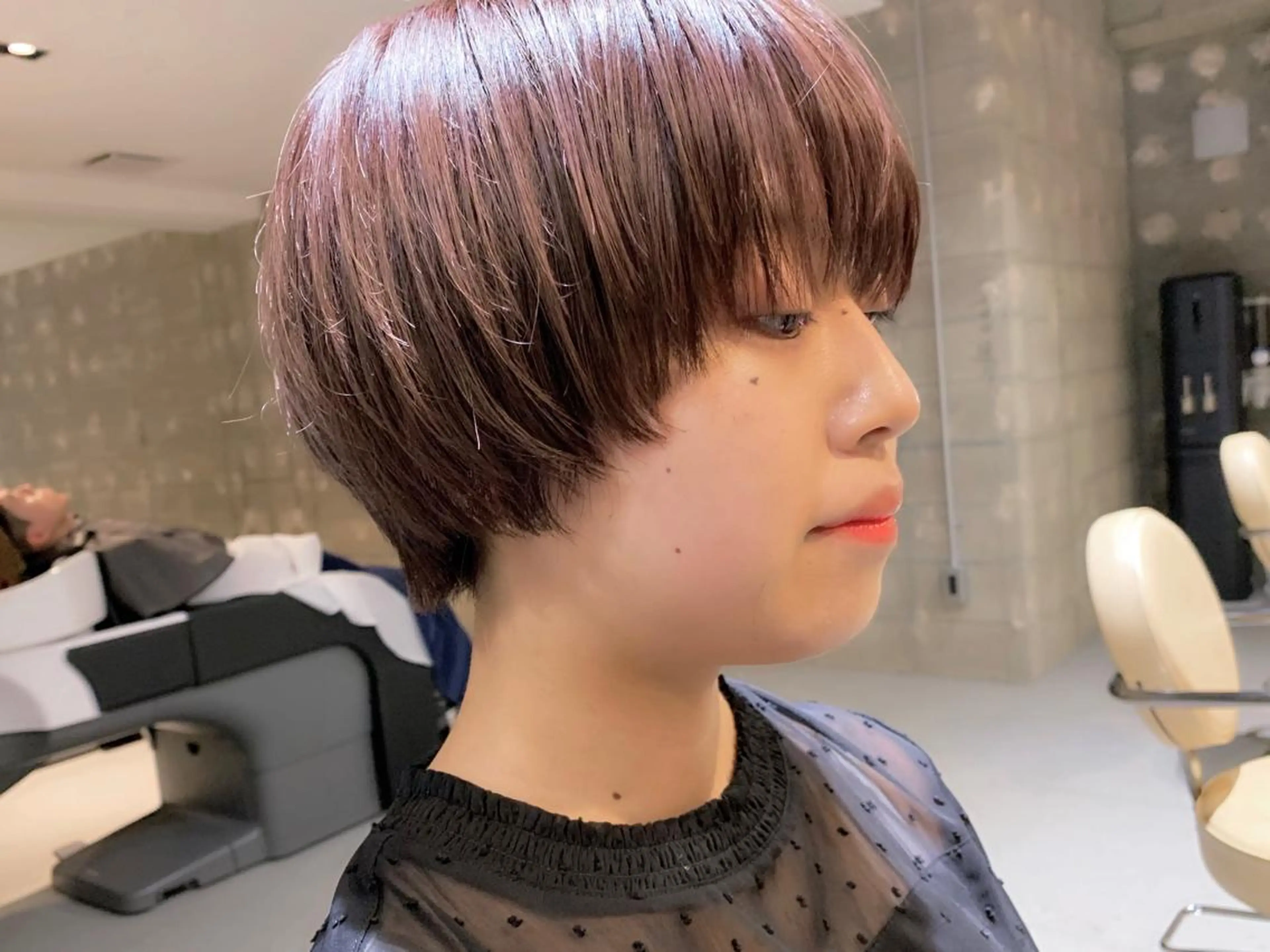 ショート カラー イルミナカラー ショートヘア tension 【テンション】のヘアスタイル