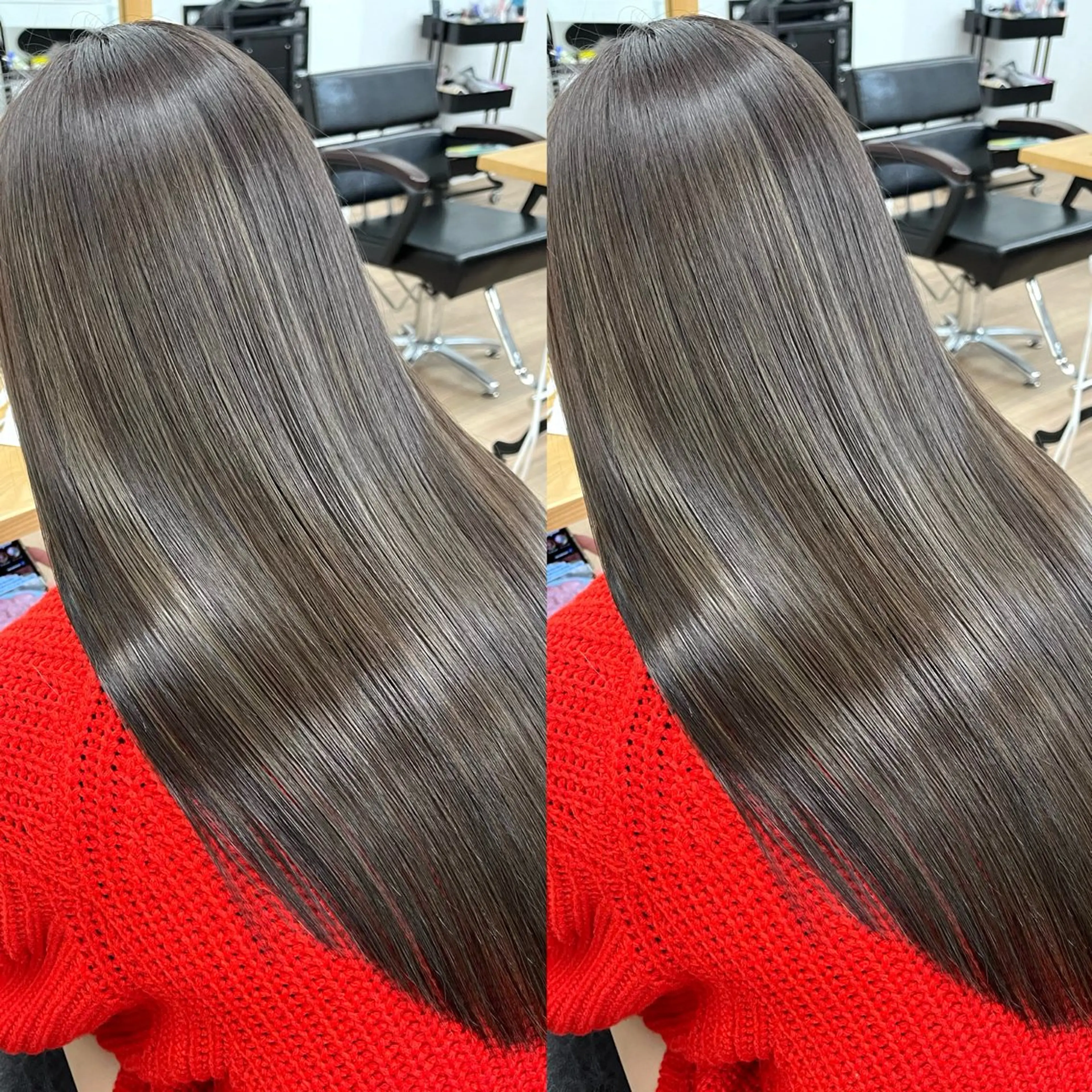 ロング カラー パーマ ヘアアレンジ メンズ ベージュカラー 顔周りカット 髪質改善 レイヤーカット トリートメント ヘアカラー トリートメント 💎髪質改善特化💎 RUITOのヘアスタイル