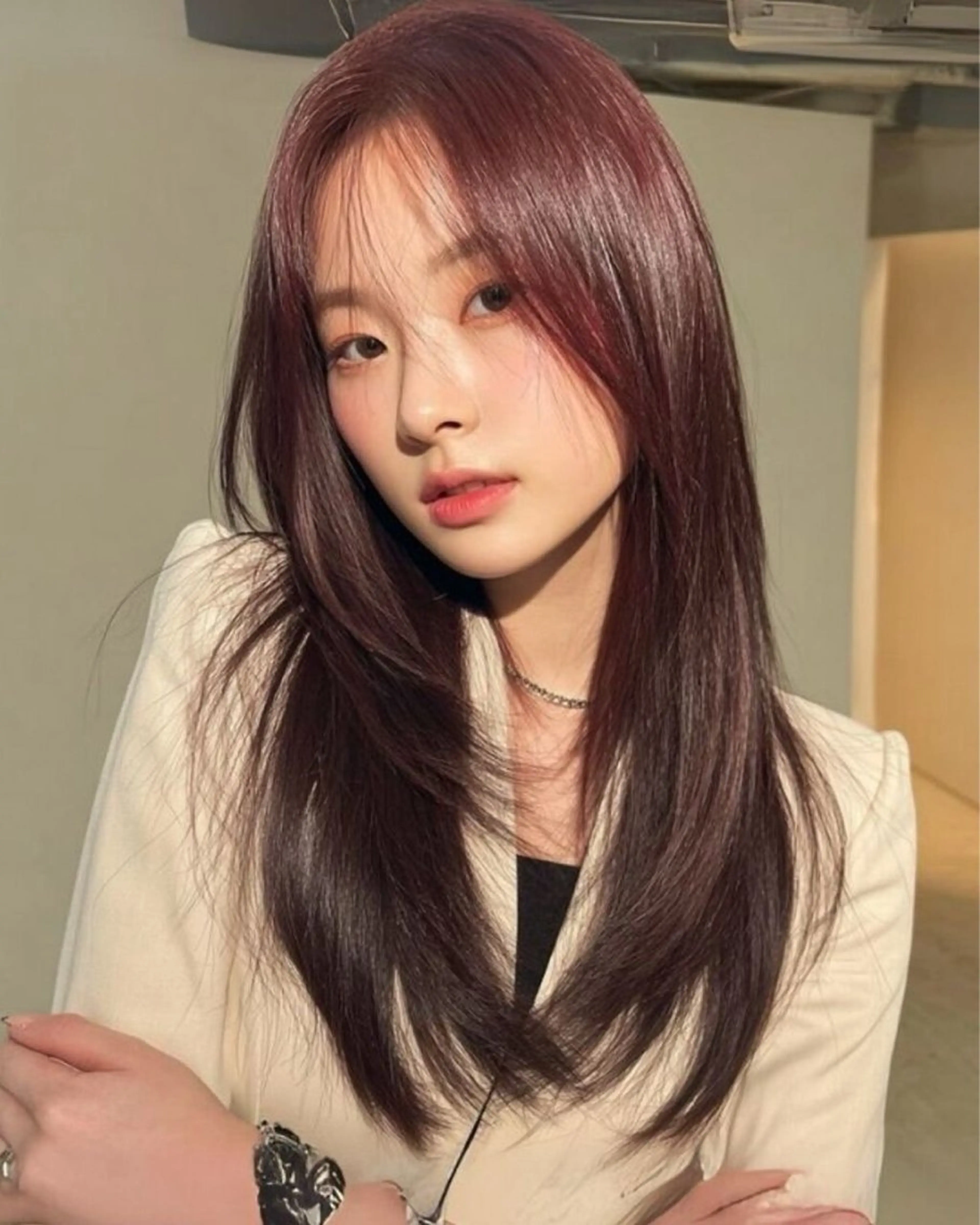 セミロング カット ヘアカラー トリートメント ニワ/レイヤーカット /透明感カラー💎のヘアスタイル