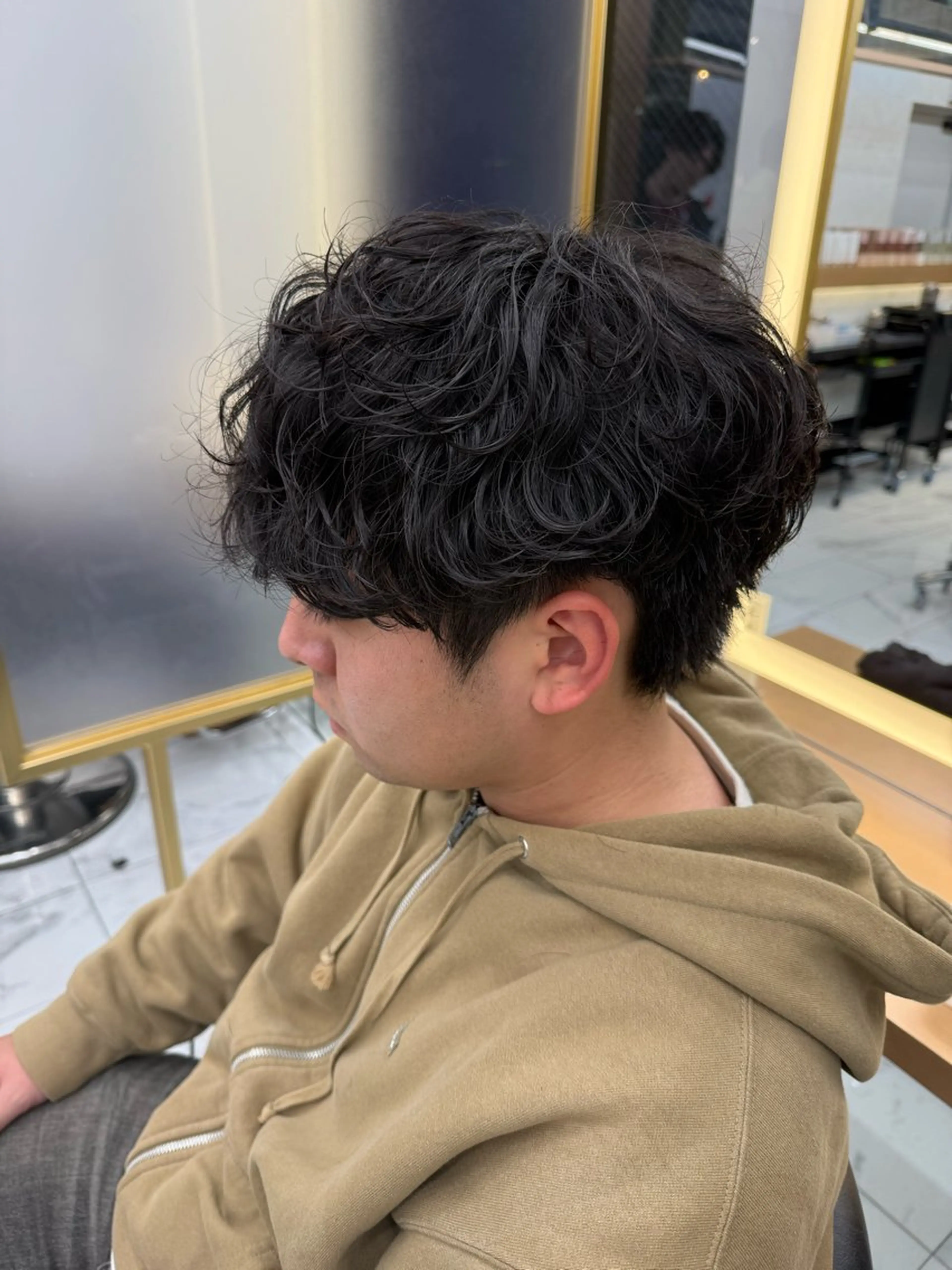 パーマ パーマ ⭐️曲がる縮毛矯正 パーマモデル募集中のヘアスタイル