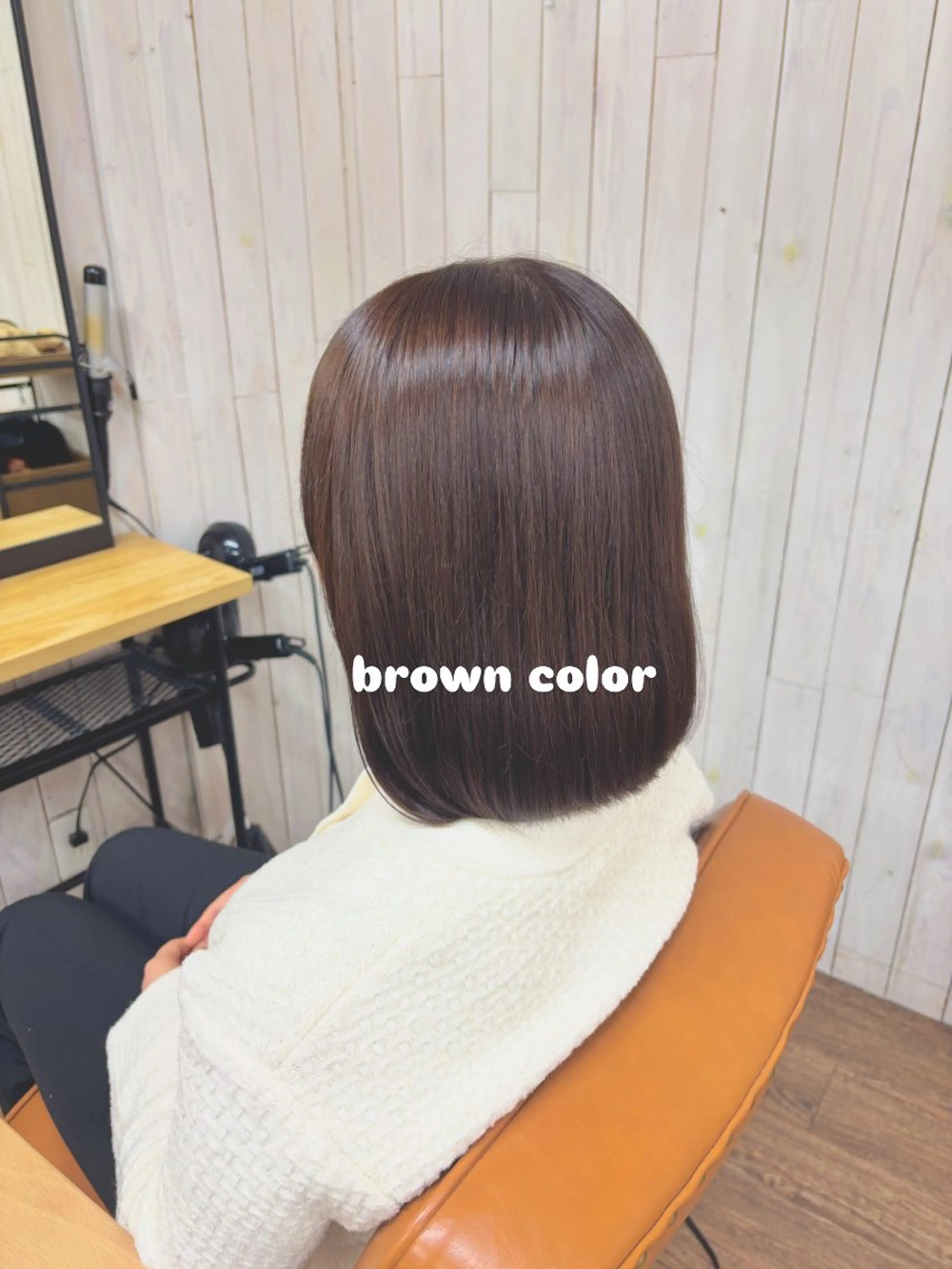 ミディアム カット ヘアカラー トリートメント 【Rowel】 大野　虹歩のヘアスタイル