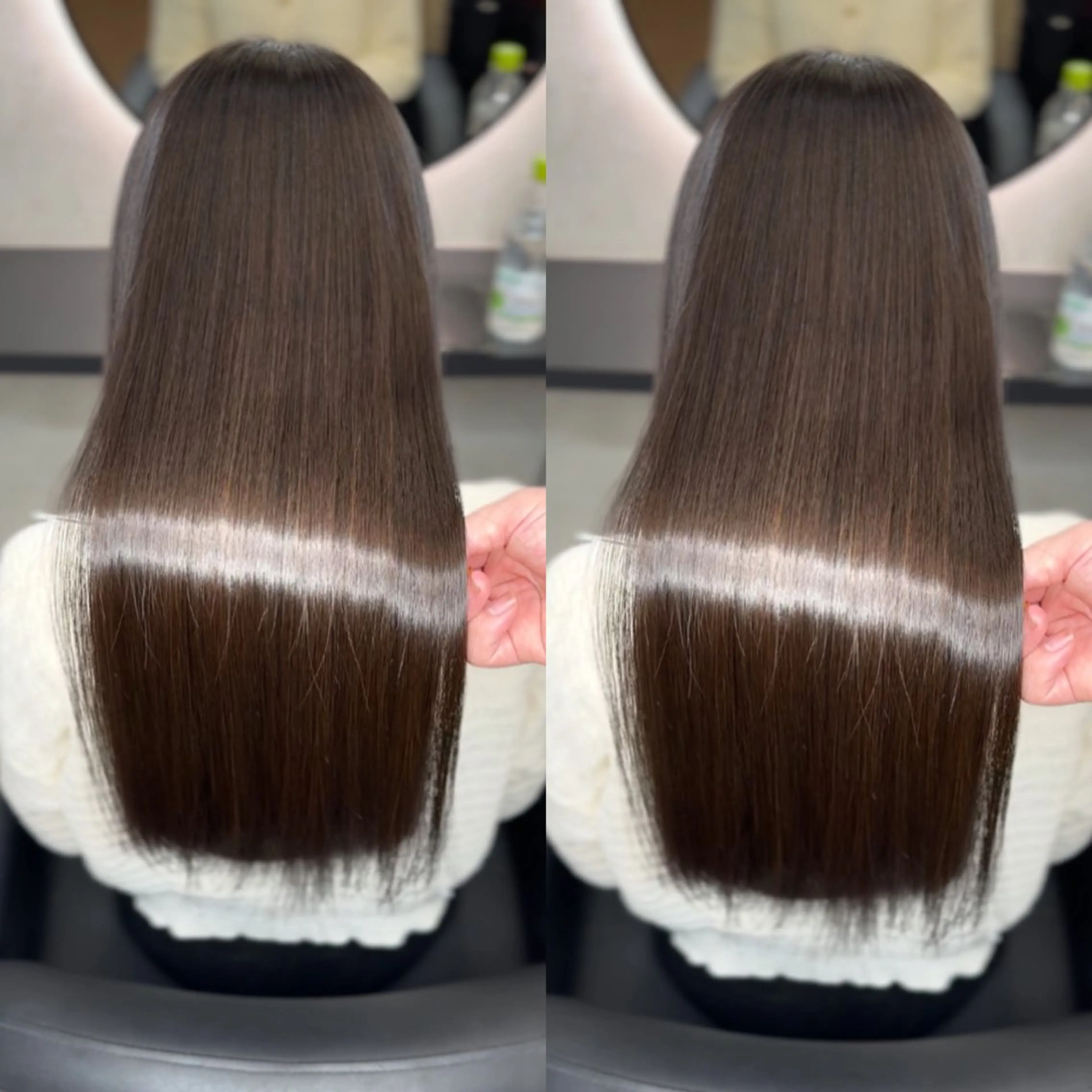 🌹【basicメニューno.1】カット+暖色カラー+髪質改善ウルトワトリートメント✨の写真