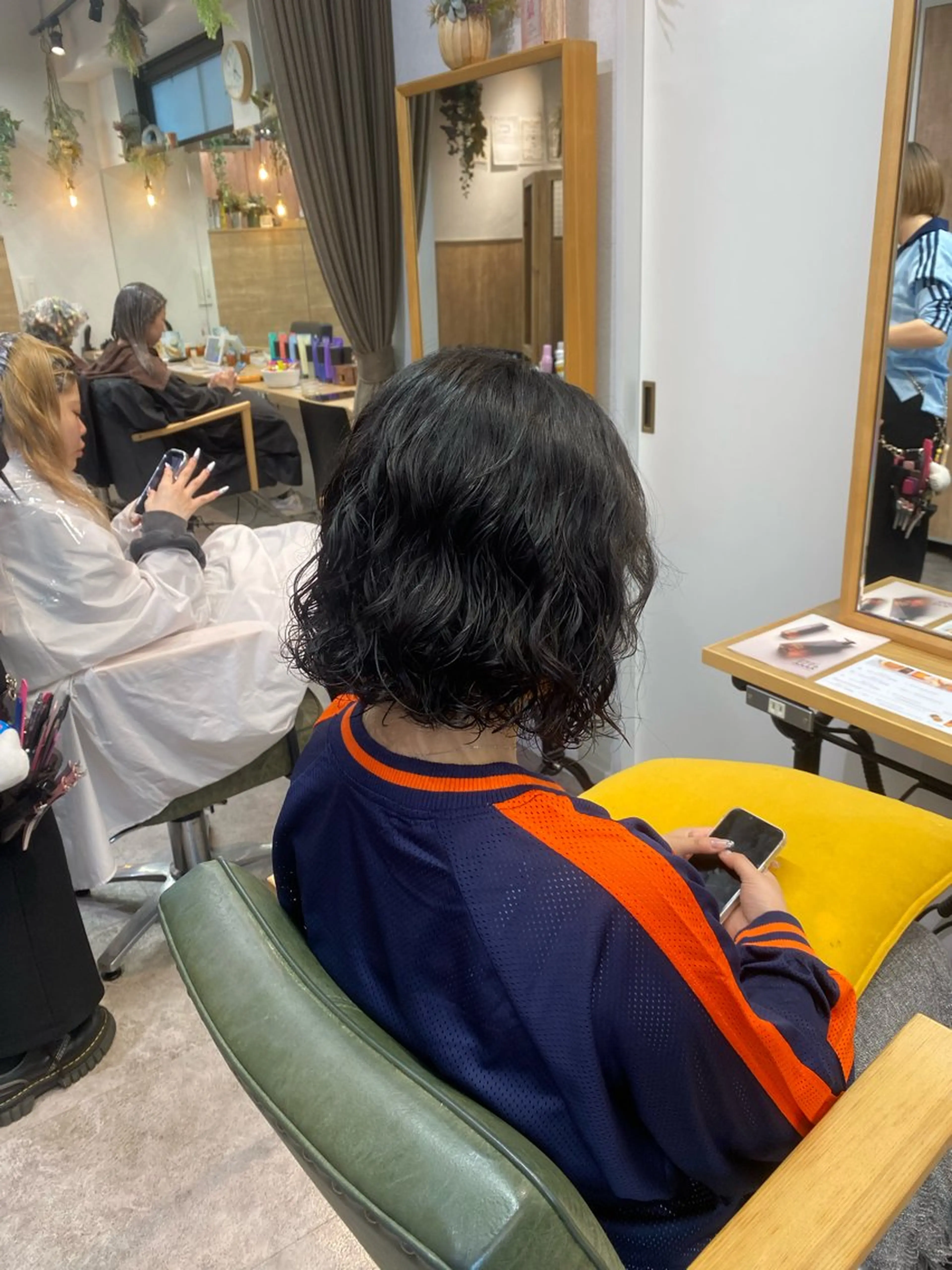 ミディアム パーマ 🌀ボブ／ミディアム パーマ🌀ayaのヘアスタイル