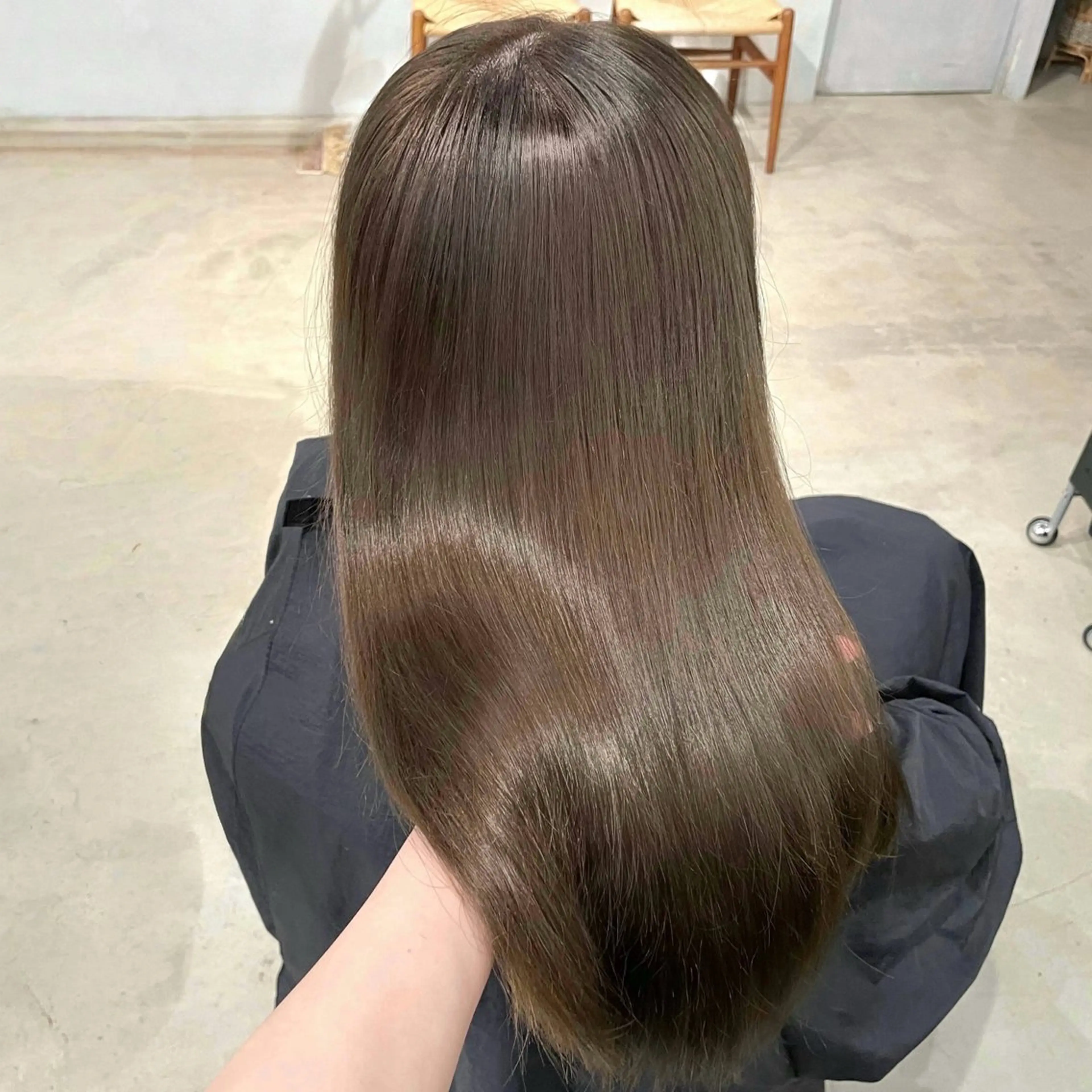 ロング ケアカラー モテ韓国ヘア/ レイヤー🤍RIKAのヘアスタイル