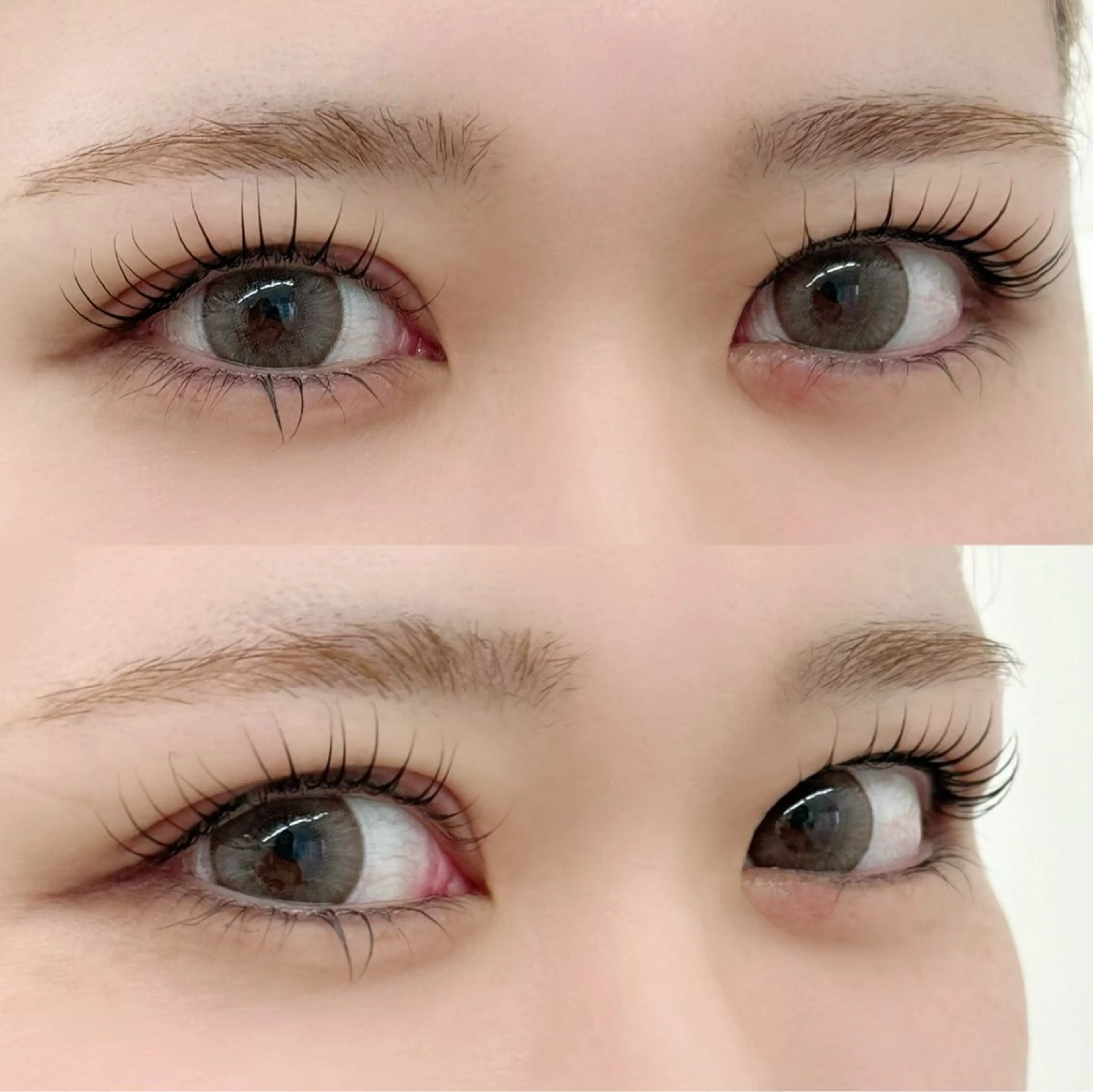 マツエク・マツパ 束感まつ毛 フラットラッシュ 韓国風マツエク ナチュラル パリジェンヌラッシュリフト CLUTCH江坂 こんどうのマツエク・マツパデザイン