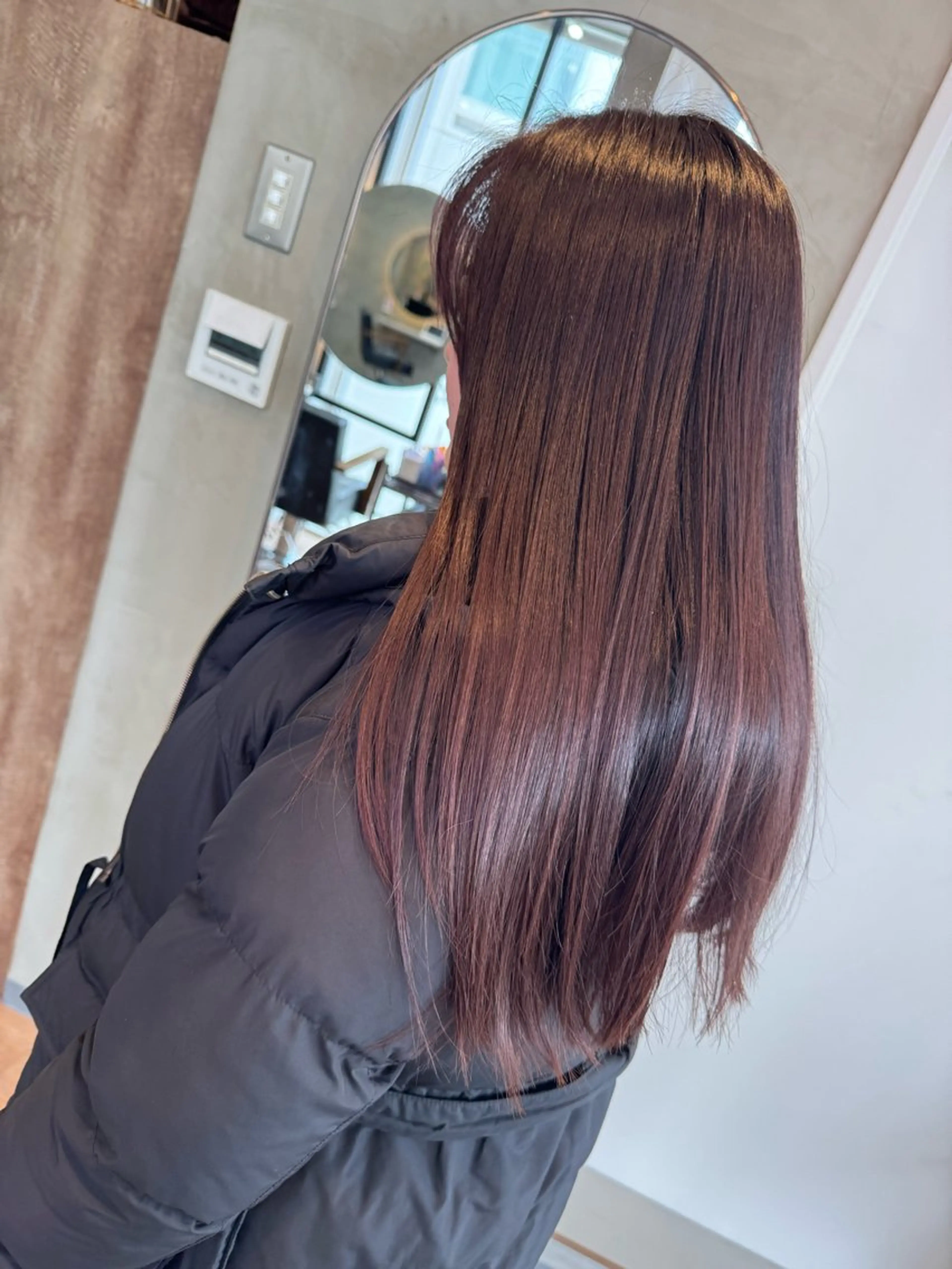 セミロング カラー ラベンダーカラー ピンクカラー ピンクラベンダー yoshi （髙橋）のヘアスタイル