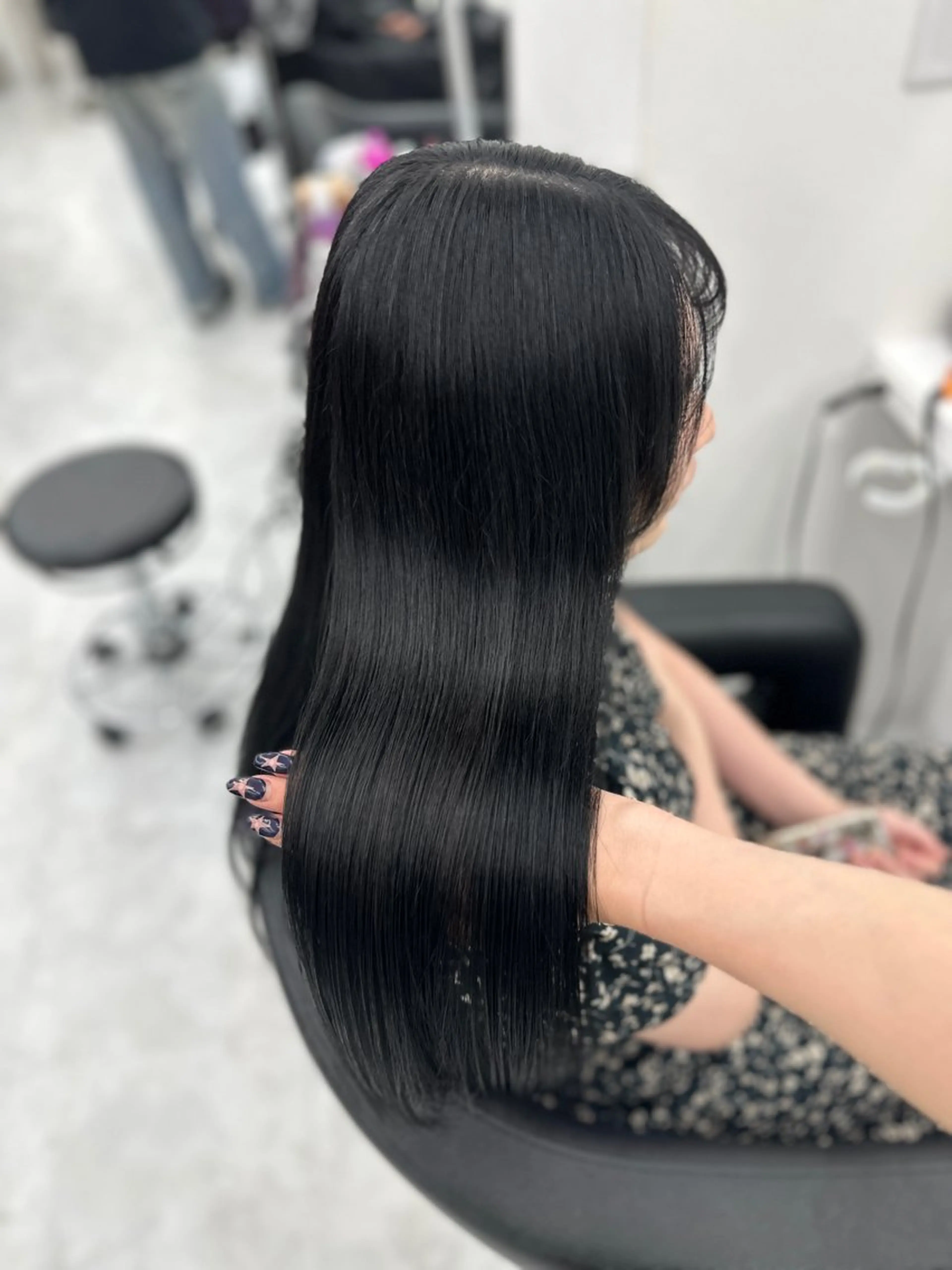 ロング カラー パーマ ヘアアレンジ メンズ キッズ ♥️韓国ヘア レイヤー♥️ゆりのヘアスタイル