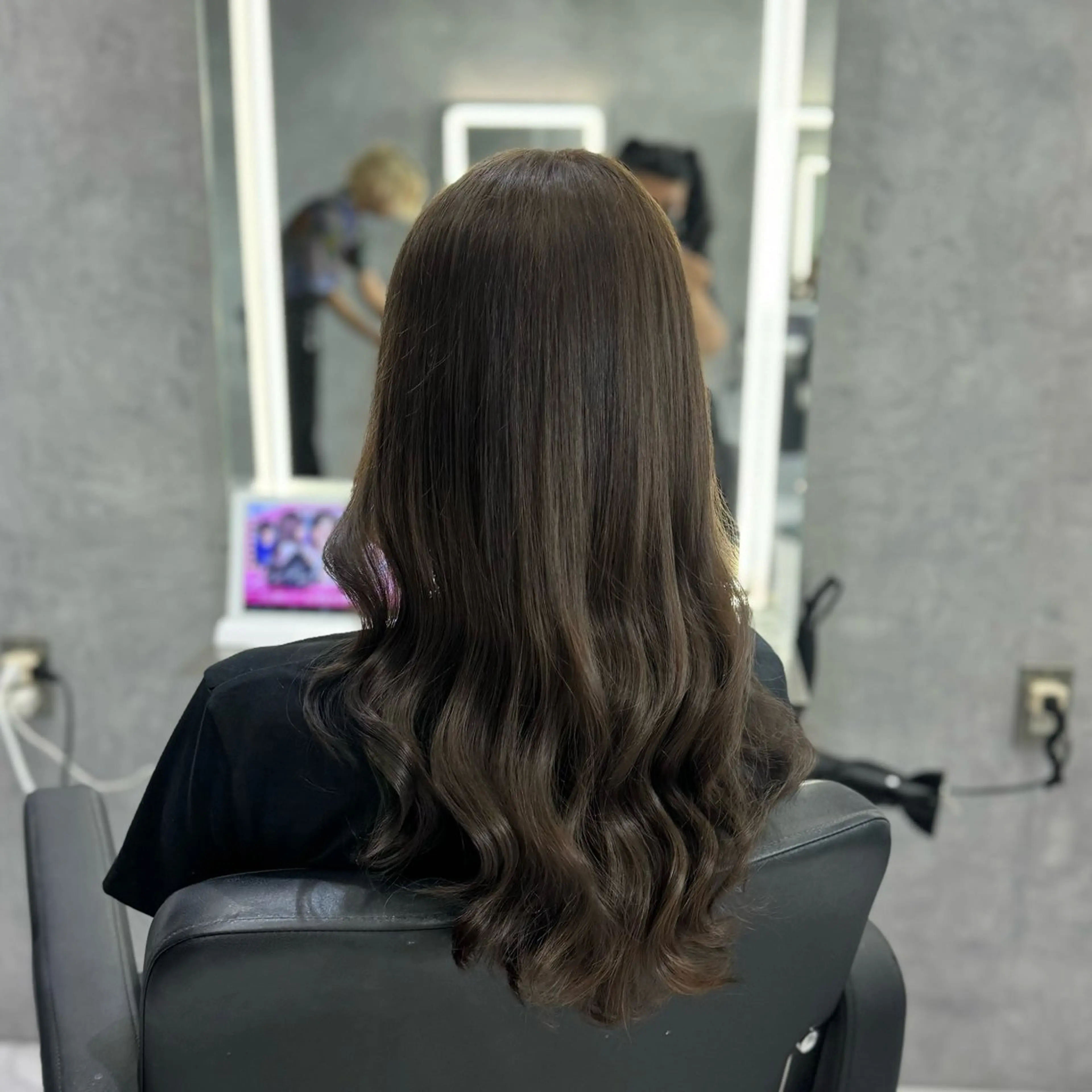 セミロング ヘアカラー トリートメント CS made by SHACHU栄店所属・❤️‍🔥シールエク ＋カラー京❤️‍🔥のヘアスタイル