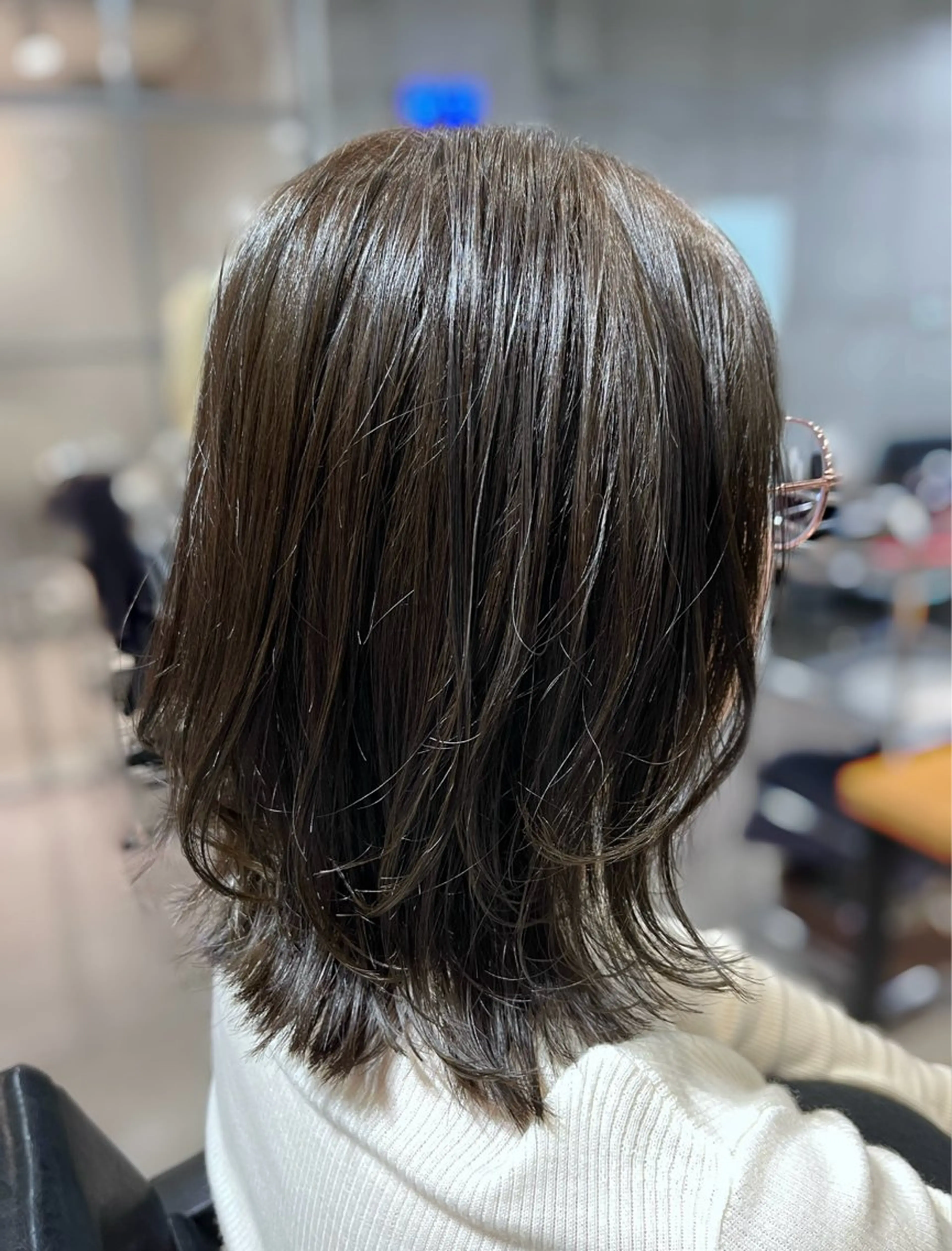 ミディアム カット ヘアカラー トリートメント オオバ｜ 理想寄せのヘアスタイル