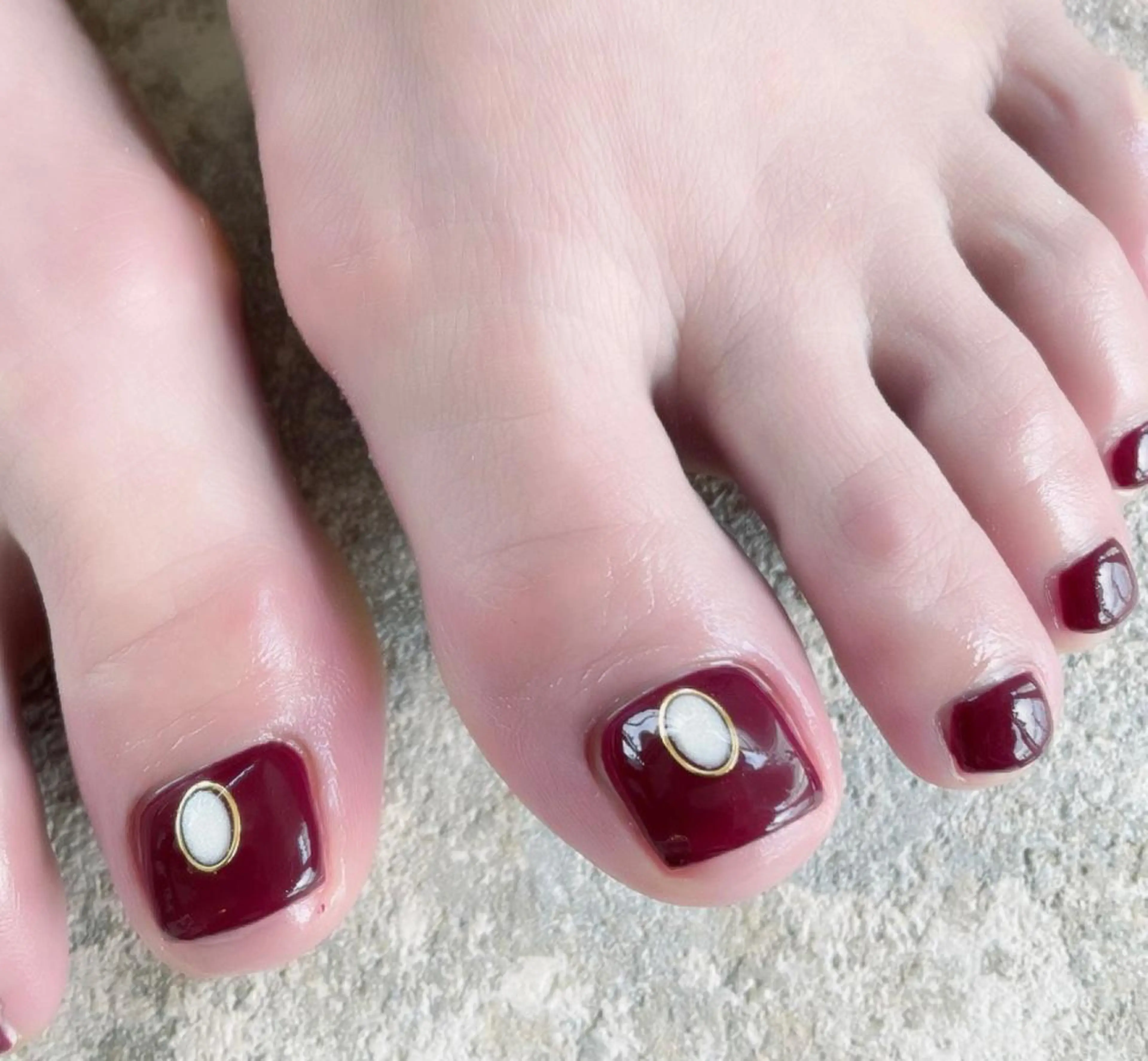 ✨フットジェル✨ワンカラー✨マグネットOK✨オフあり.なしどちらでもこのメニューをお選びください✨1色追加OK✨の写真