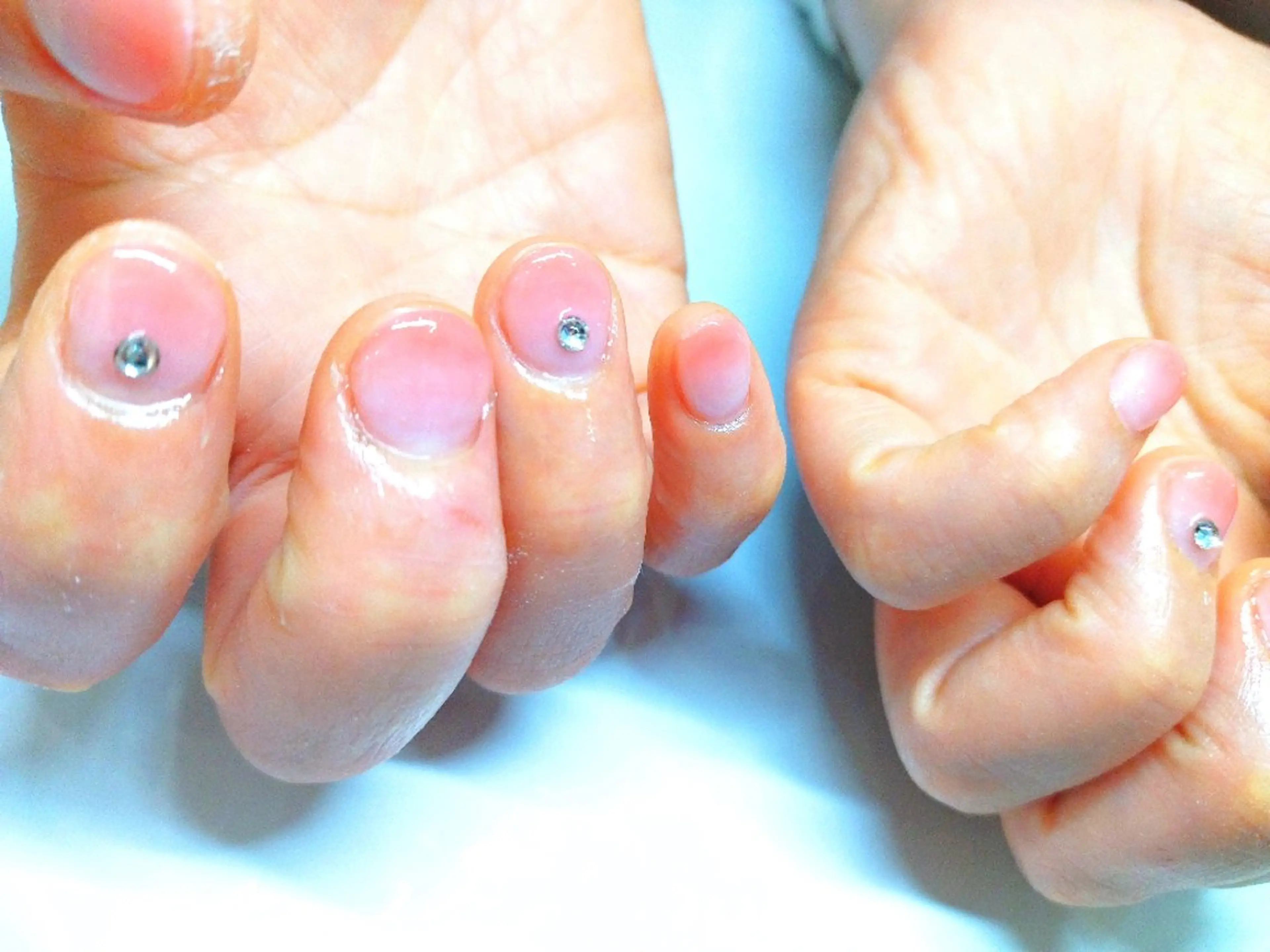 ネイル ハンドネイル 鐙 桃華のネイルデザイン