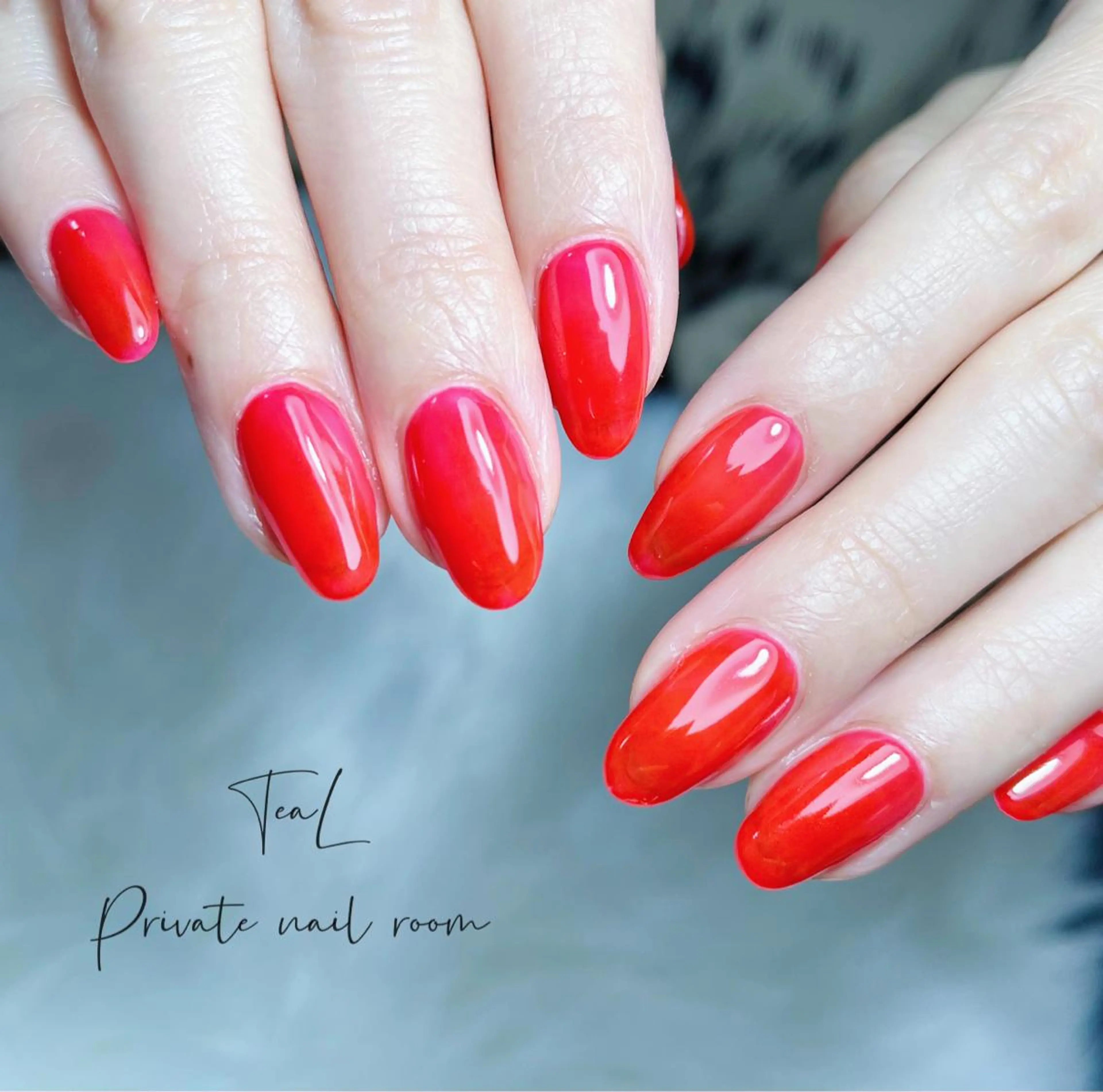 ネイル ワンカラーネイル シンプルネイル 春ネイル ハンドネイル TeaL nailのネイルデザイン