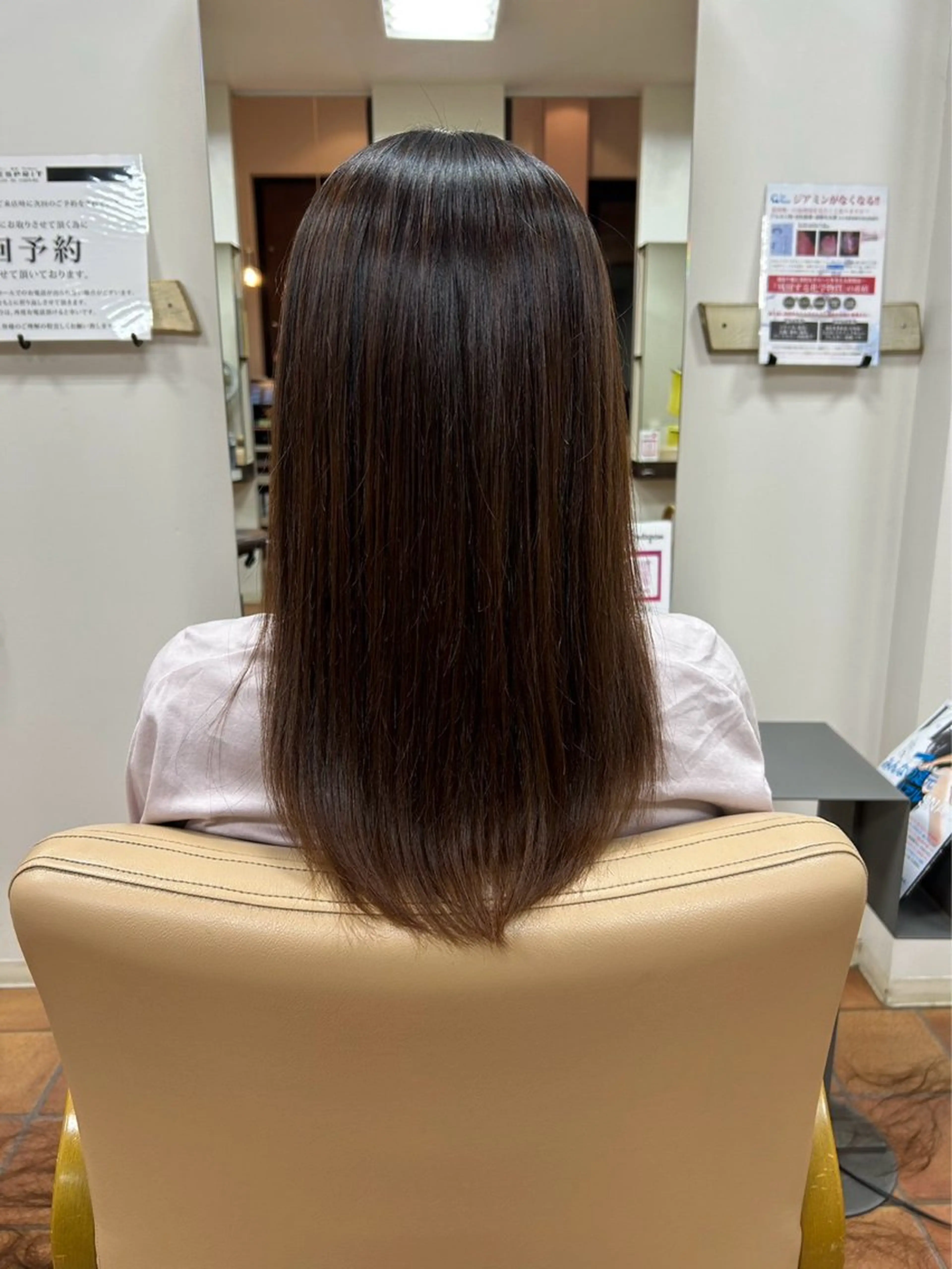 カット＋縮毛矯正（ストレートパーマ）の写真