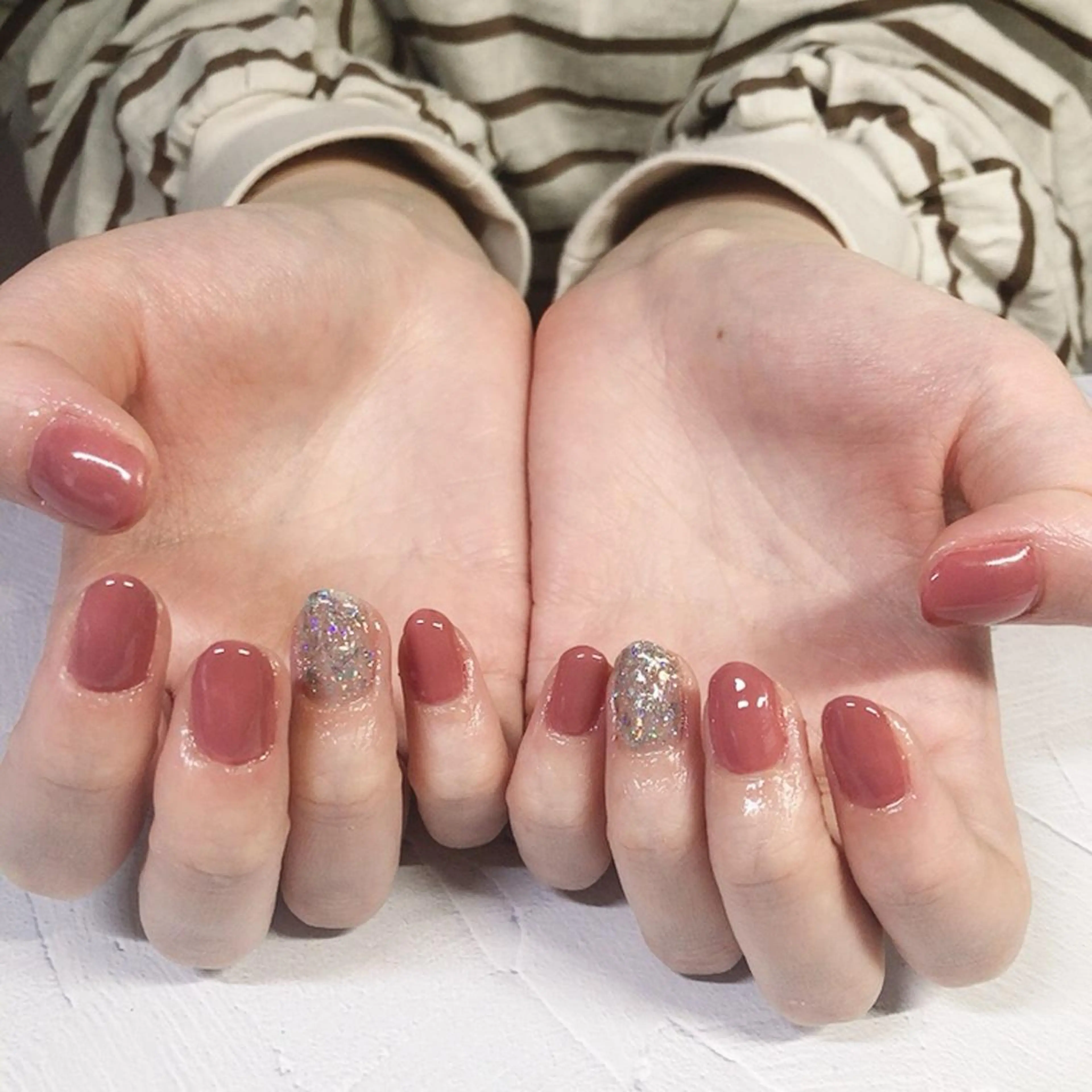 ネイル ジェルネイル 奥園 良恵のネイルデザイン