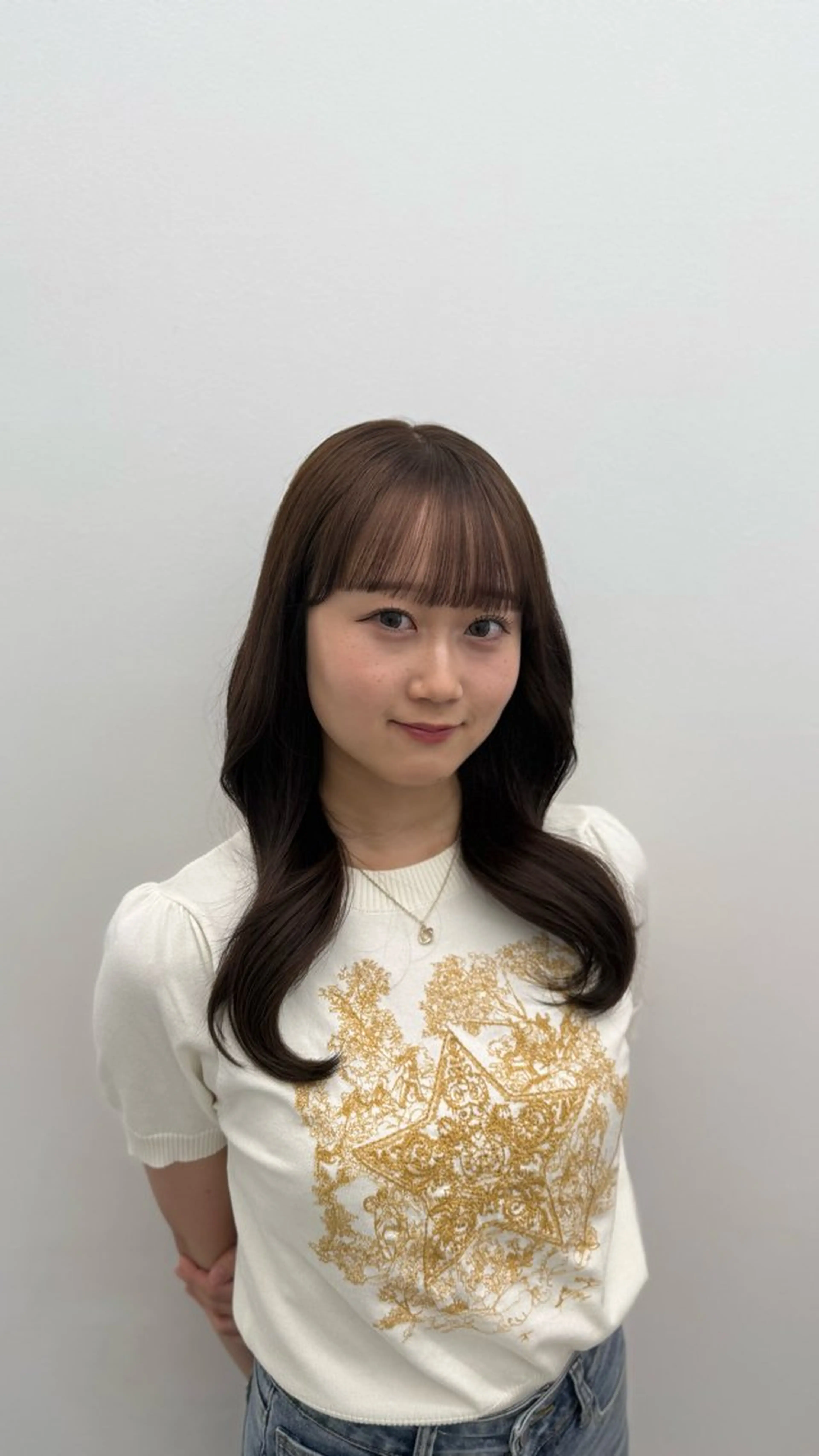 ロング カラー 中韓レイヤー/ ブラウン🤎はやとのヘアスタイル