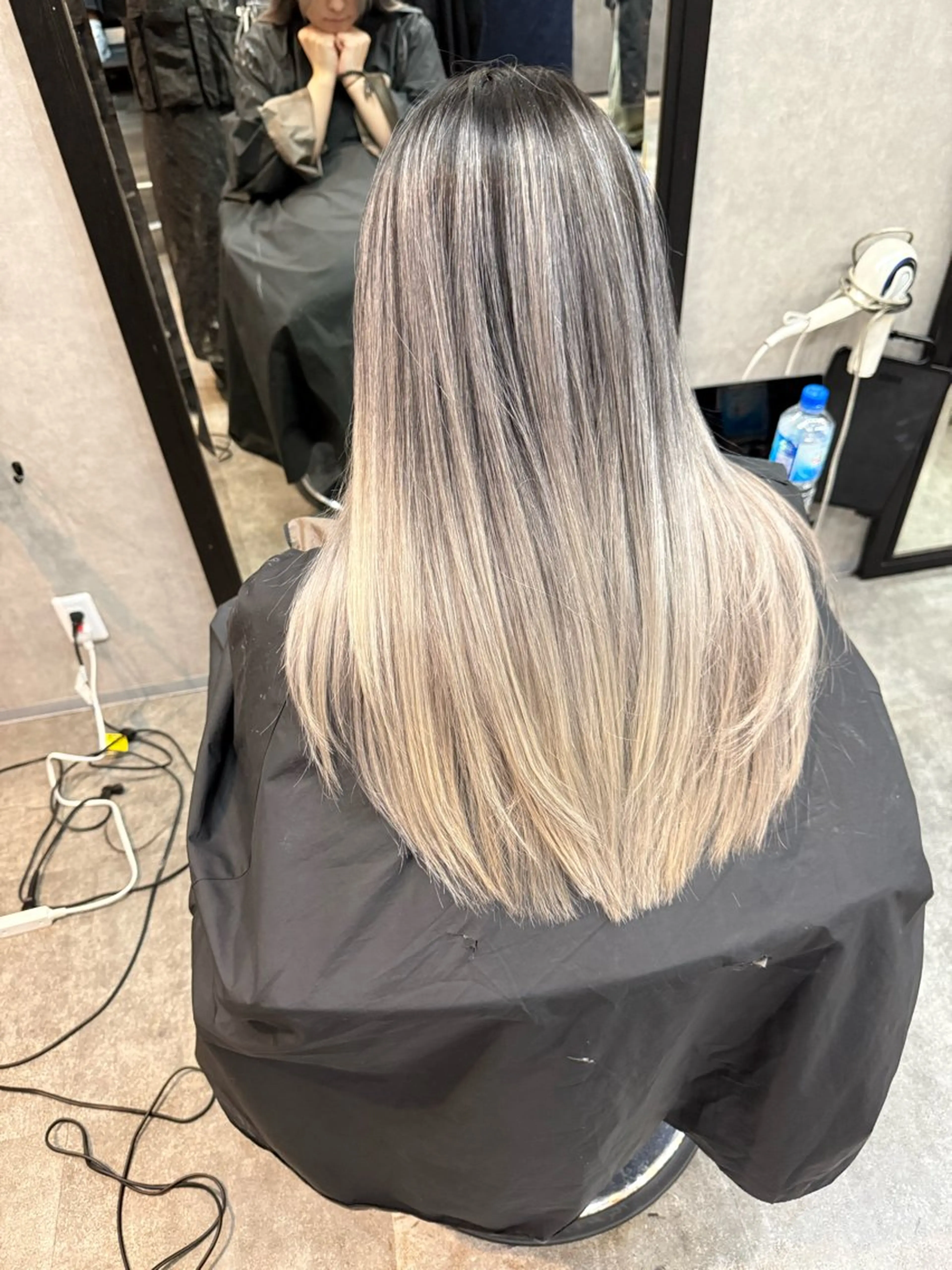 ロング カラー カット ヘアカラー トリートメント 田中 聖也のヘアスタイル