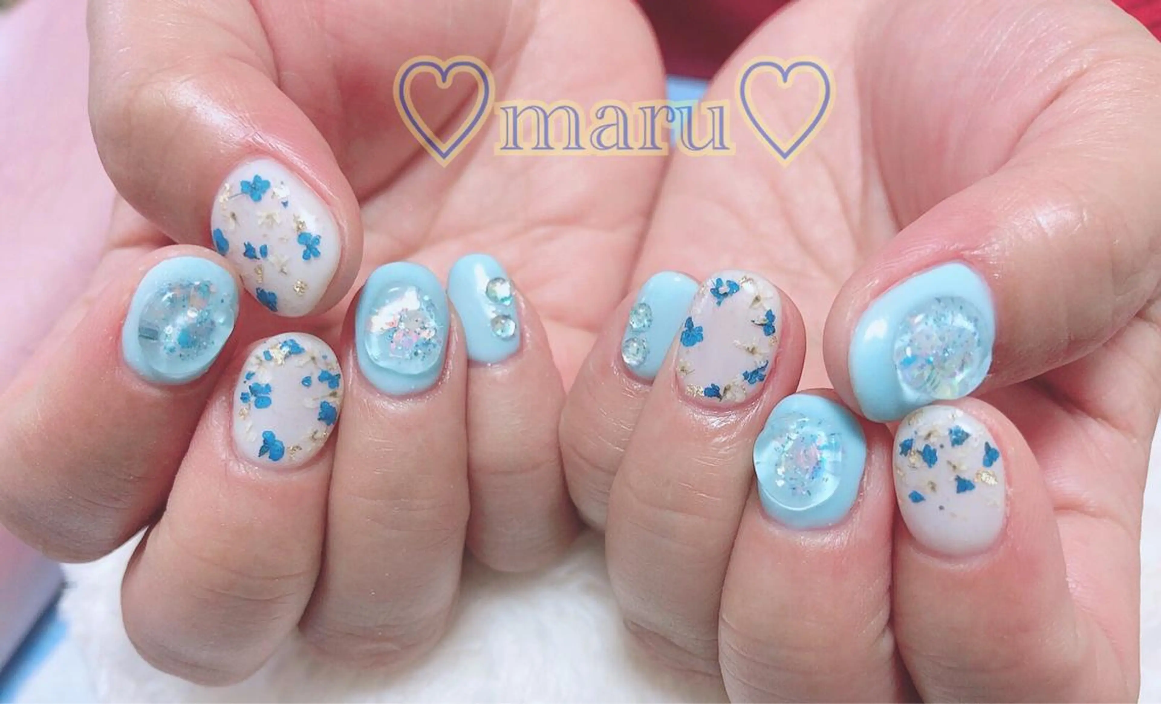 ネイル ハンドネイル フットネイル まるみ ♡のネイルデザイン