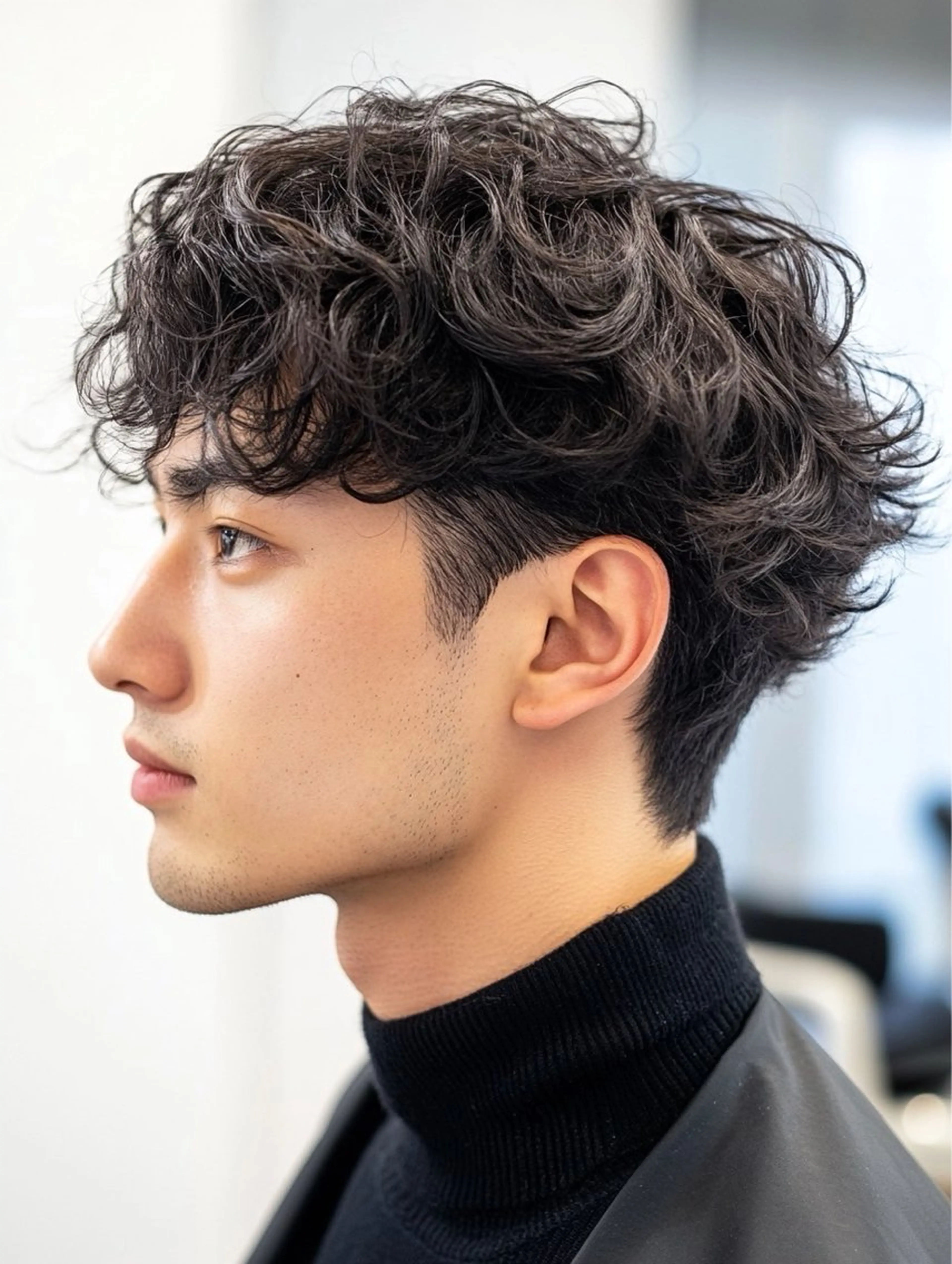 【営業後限定モデルメニュー】 19時以降​〜​カット➕パーマ 3.500の写真