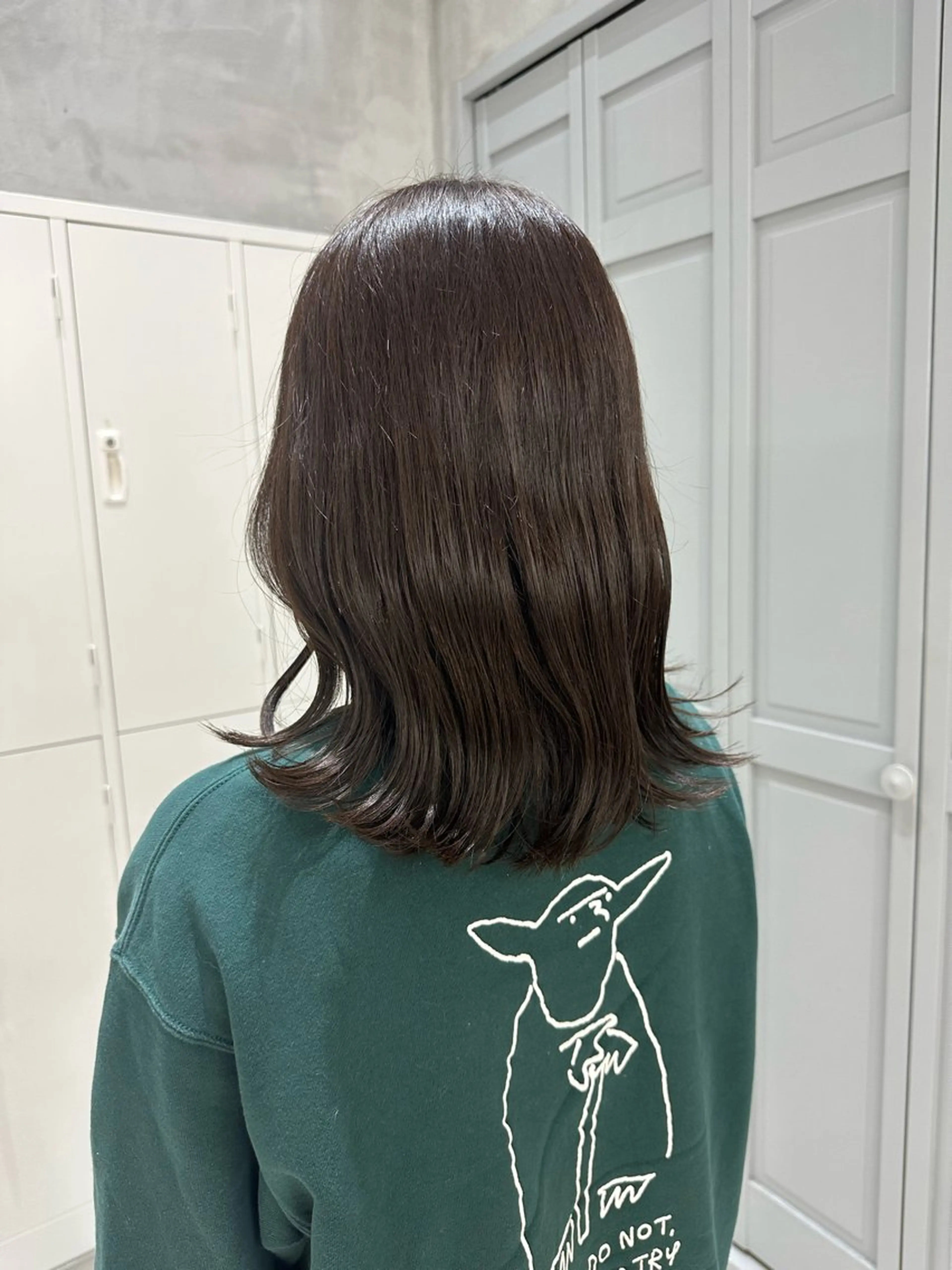 ミディアム くびれヘア カット ヘアカラー ⭐️IAbyzina 渋谷　相原⭐️のヘアスタイル