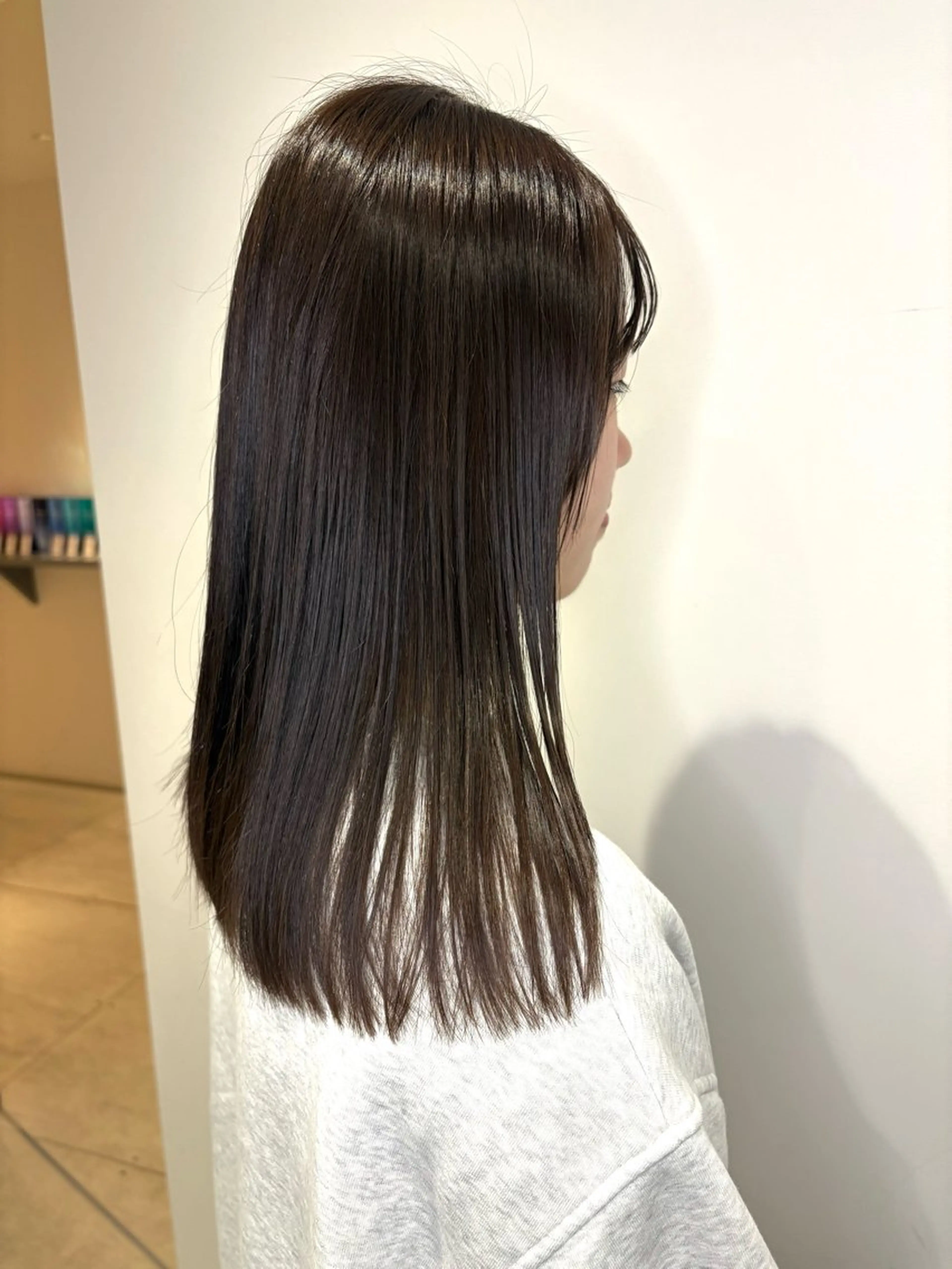 カラー 透明感カラー オレンジ オリーブヘア🫒/ ハイライト/志賀のヘアスタイル