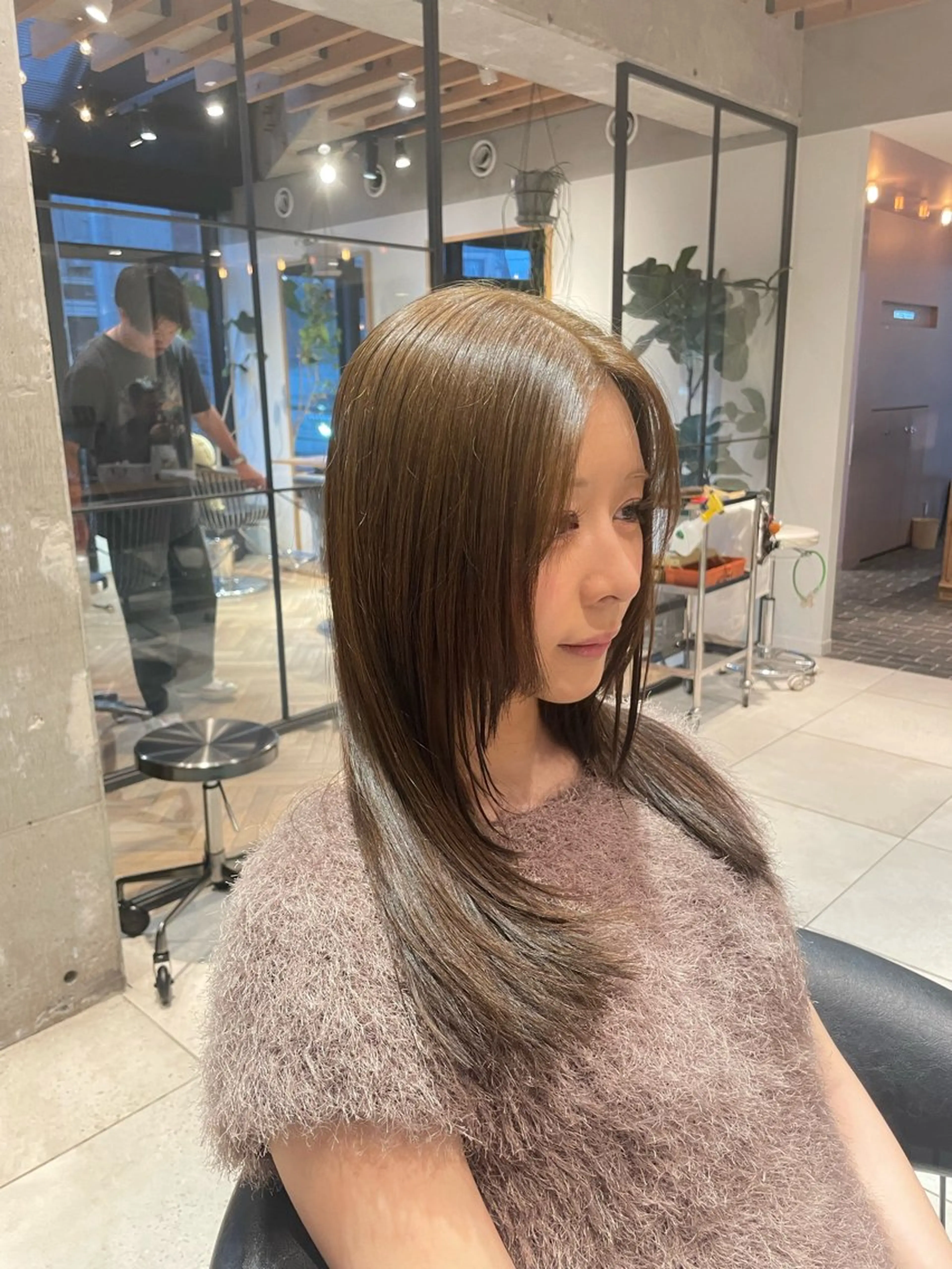 ロング カラー ヘアカラー トリートメント sweet room藤沢所属・髪質改善✨高級カラー 野井琢生のヘアスタイル