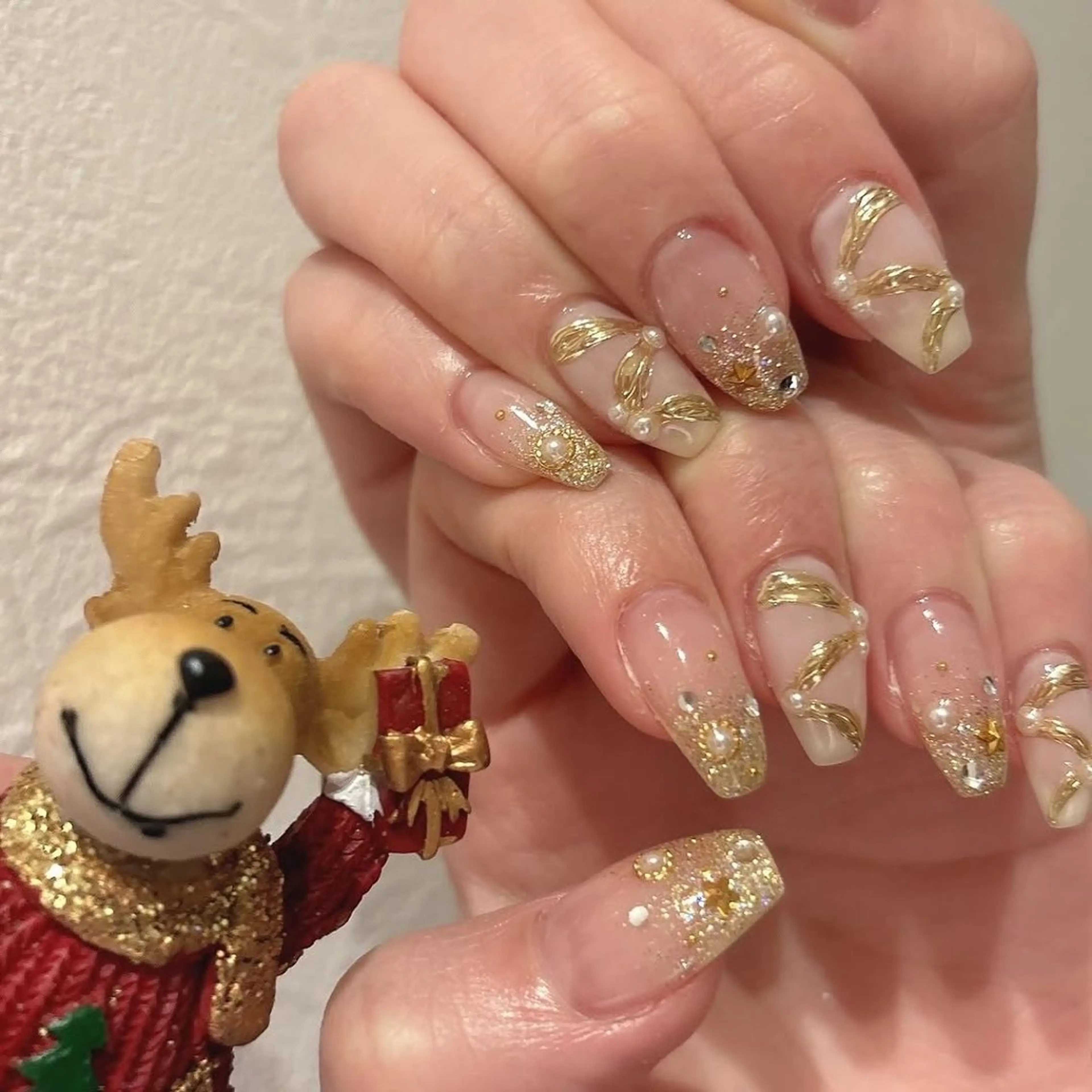 ネイル アートネイル 長さ出し ジェルネイル マグネットネイル ニュアンスネイル ハンドネイル KIM キムのネイルデザイン