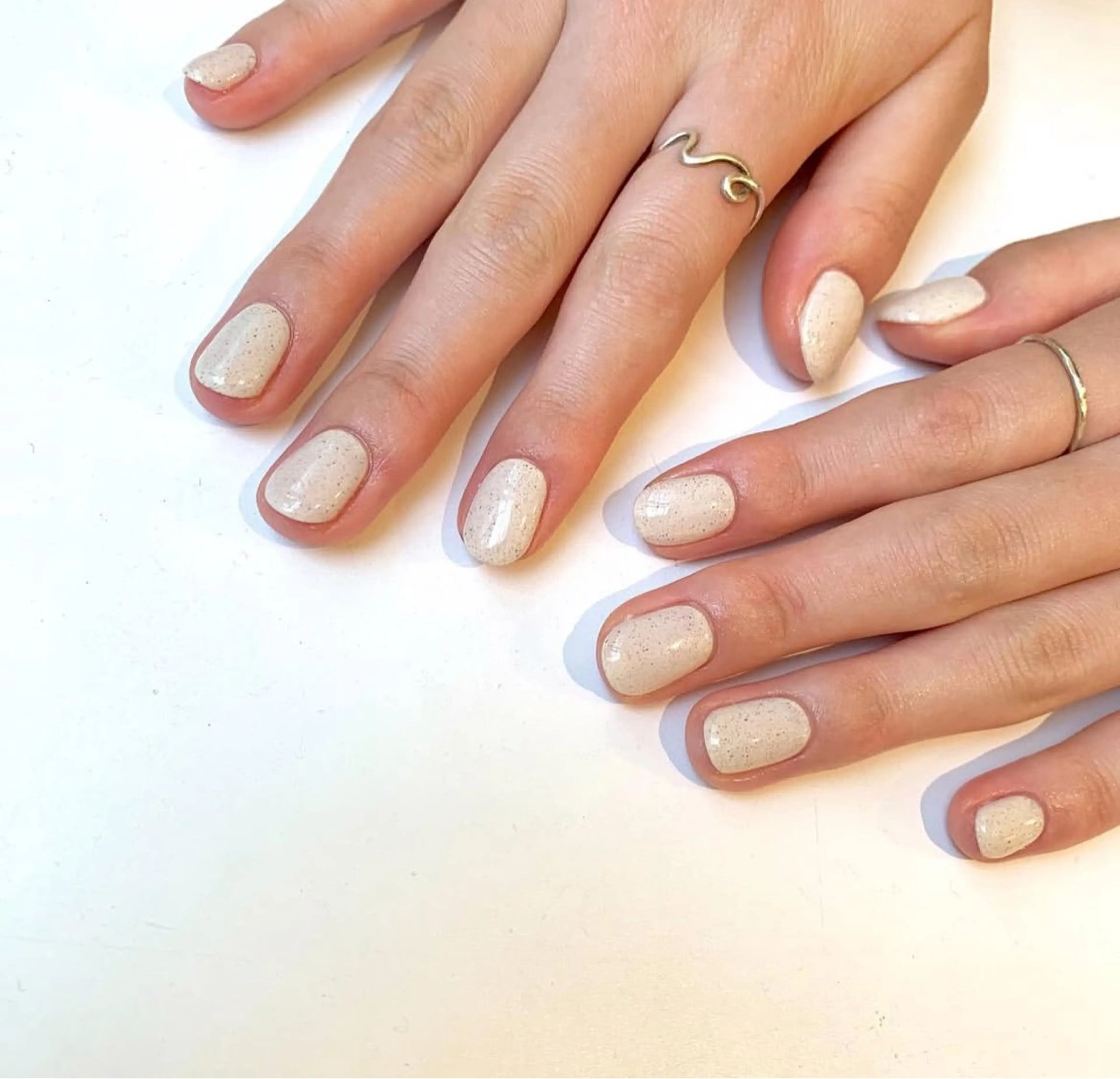 ネイル アートネイル オーロラネイル クリアネイル 長さ出し フレンチネイル K Kのネイルデザイン