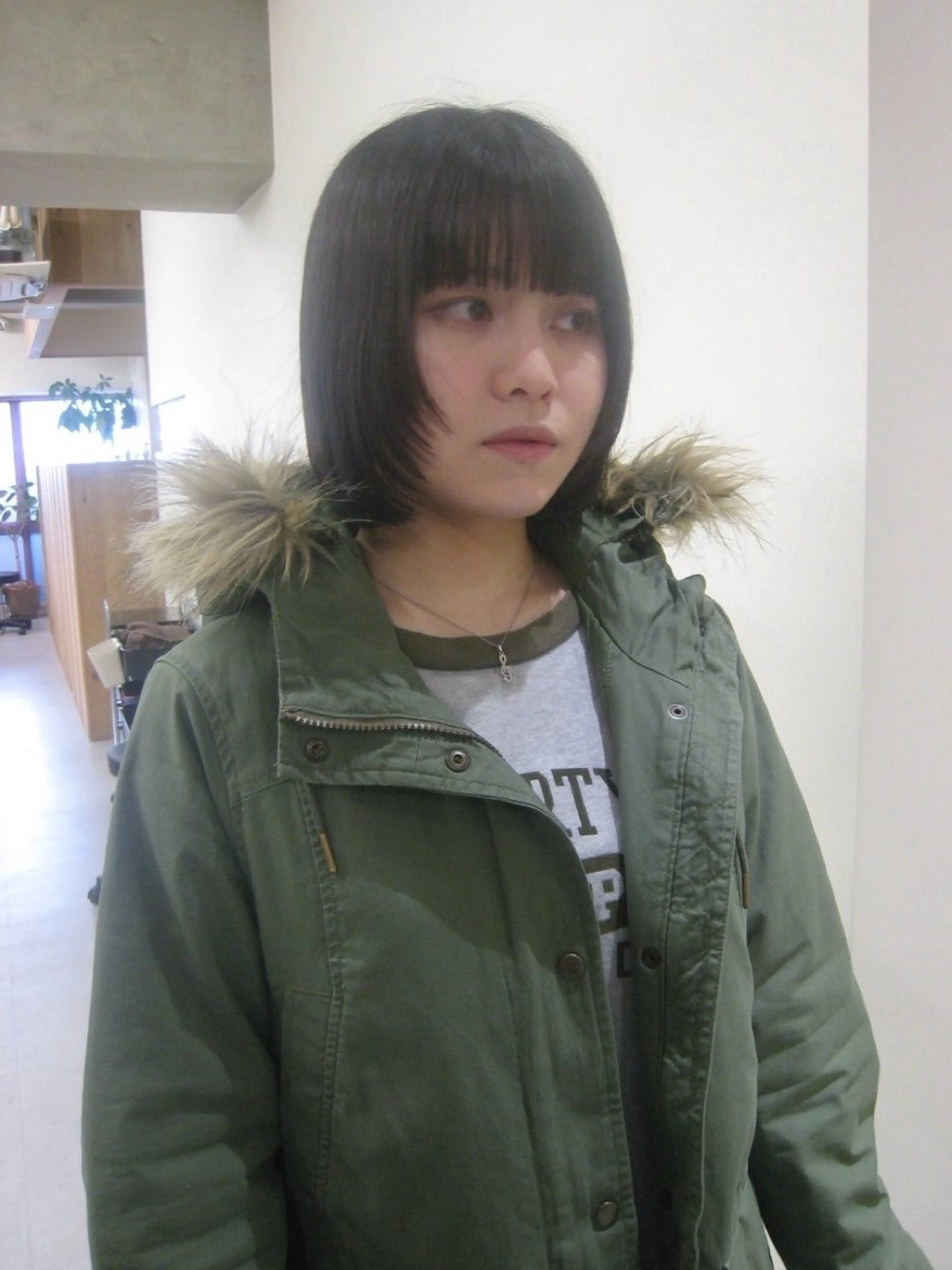 ミディアム カット ヘアカラー トリートメント natsuki /HUI 金山のヘアスタイル