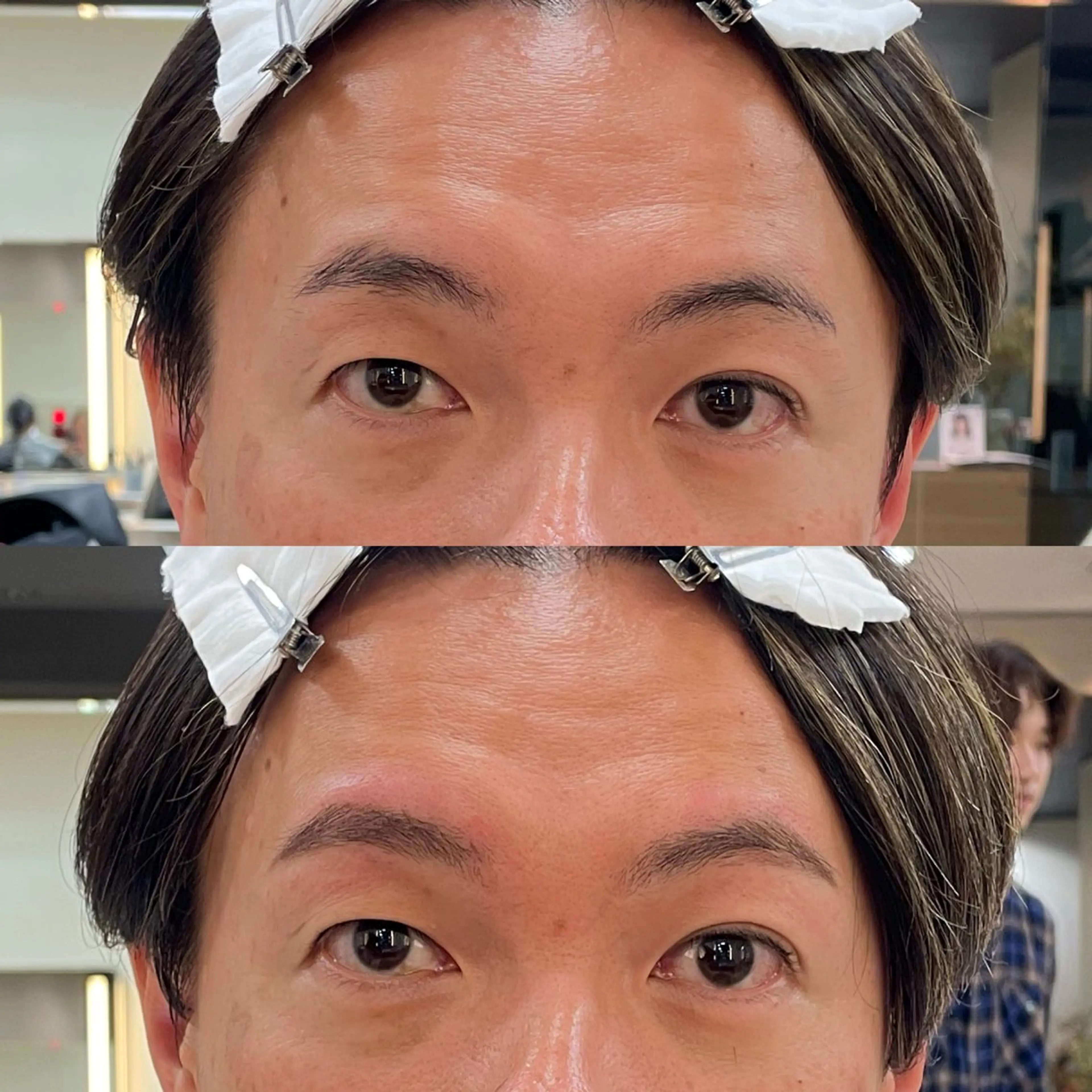 アイブロウ 眉毛ワックス脱毛 ワックス脱毛 眉カット ボブ/インナーカラー /眉毛/Miyuのヘアスタイル