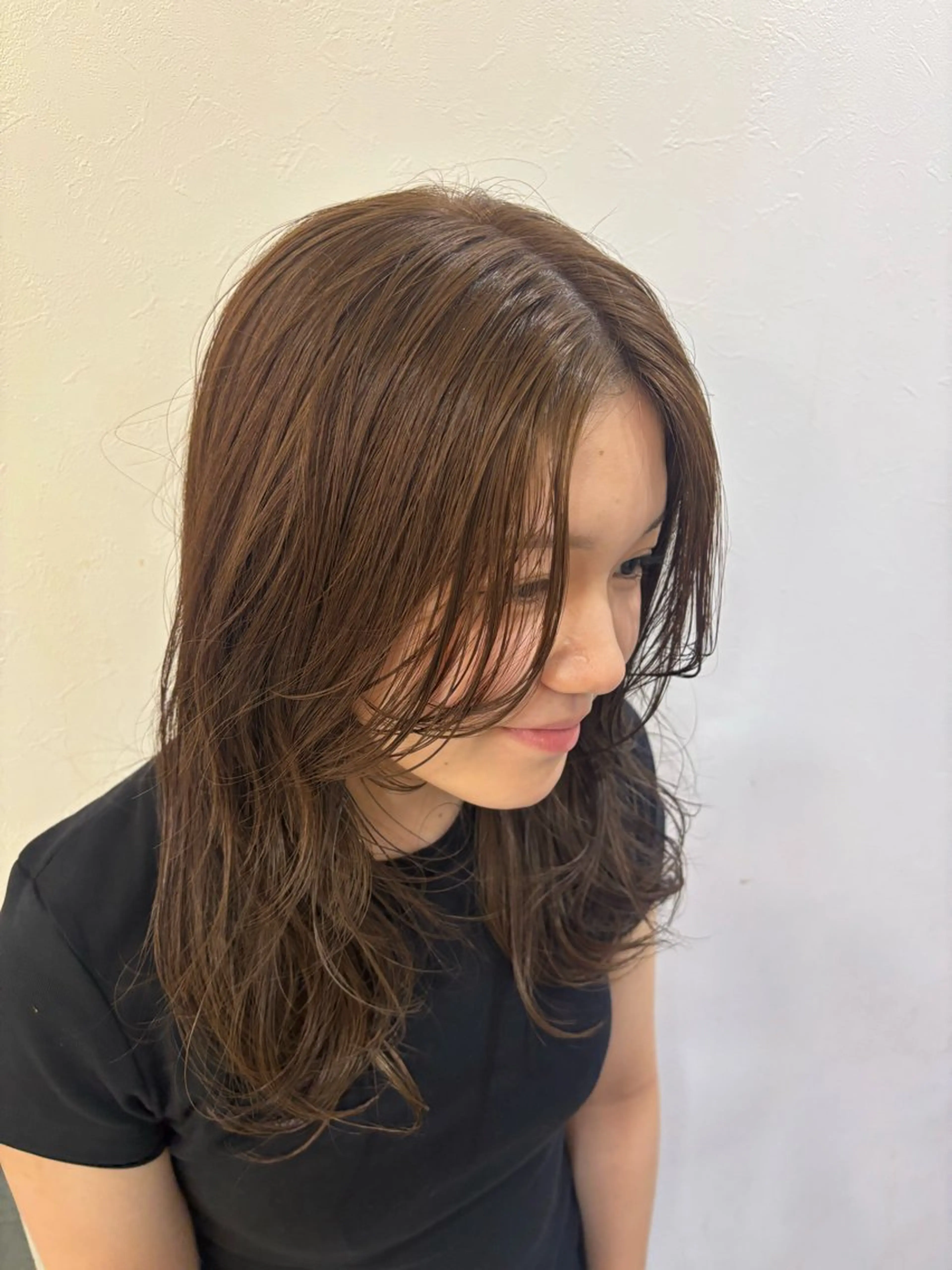 カラー 透明感カラー ダブルカラー カット ヘアカラー ifh本店 塩原安美香のヘアスタイル