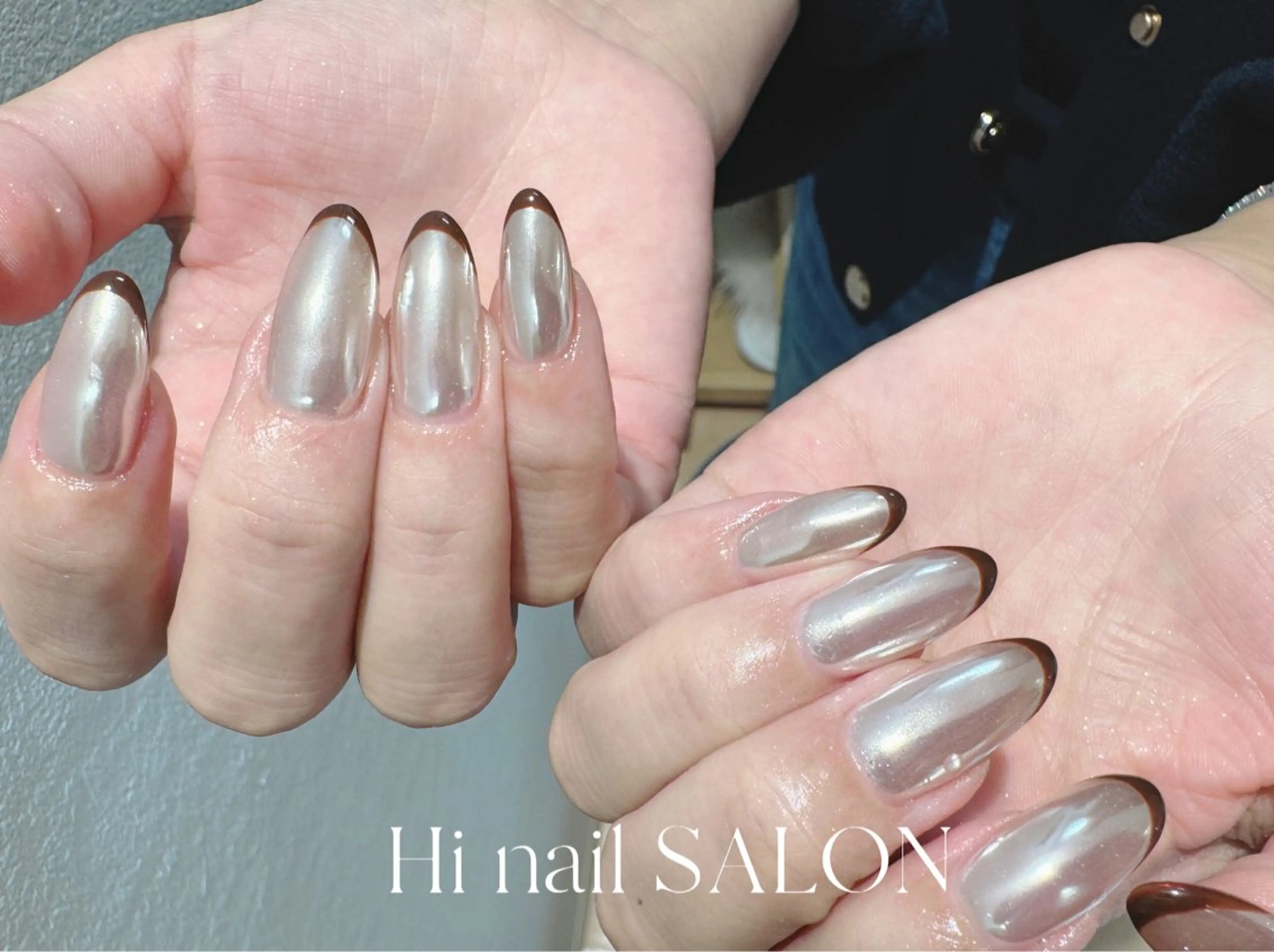 ネイル オーロラネイル チークネイル フレンチネイル 韓国ネイル マグネットネイル ハンドネイル Hi nail 【ハイネイル】池袋のネイルデザイン