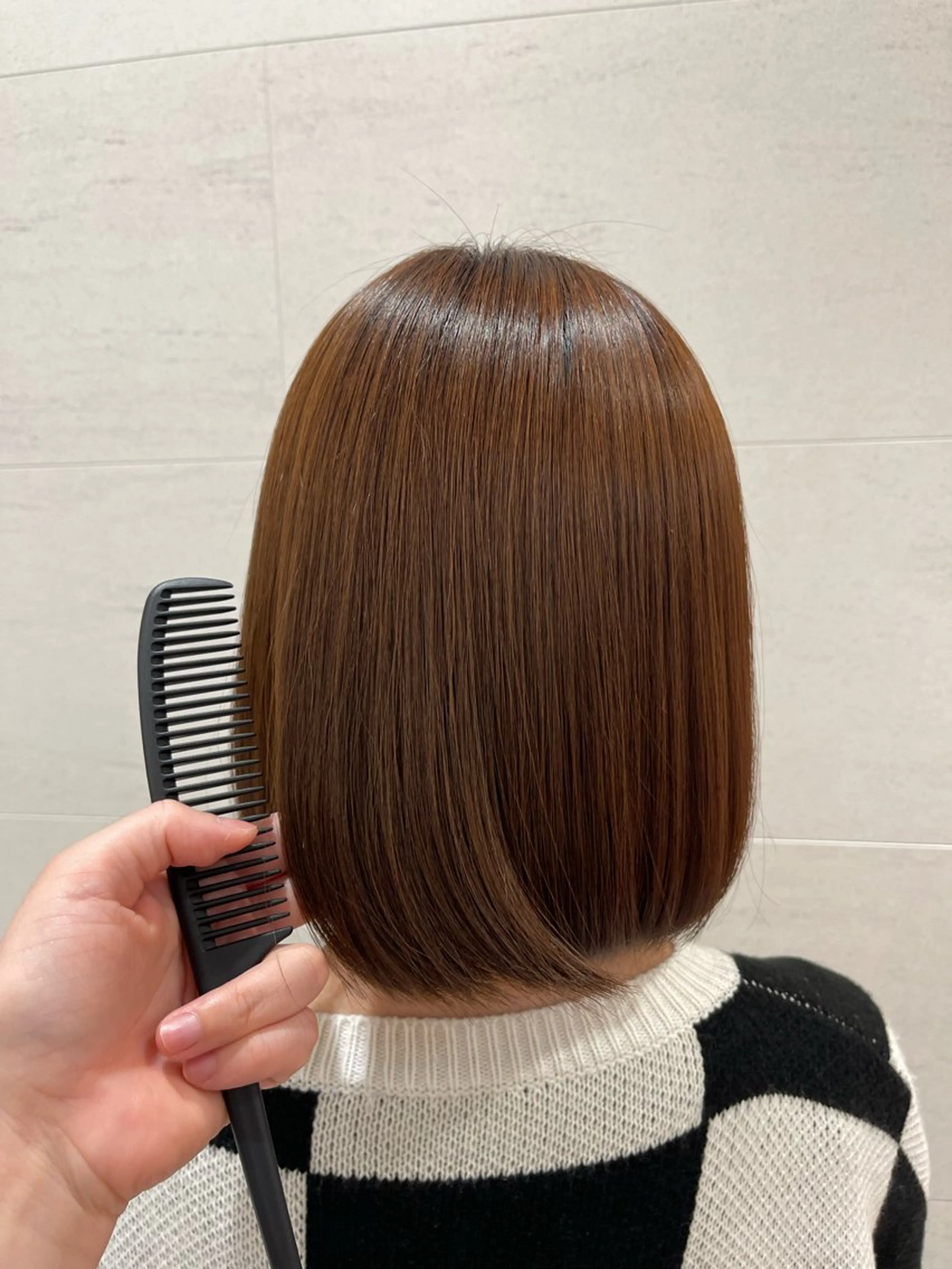 ミディアム 髪質改善/縮毛矯正 🧸梅川のヘアスタイル