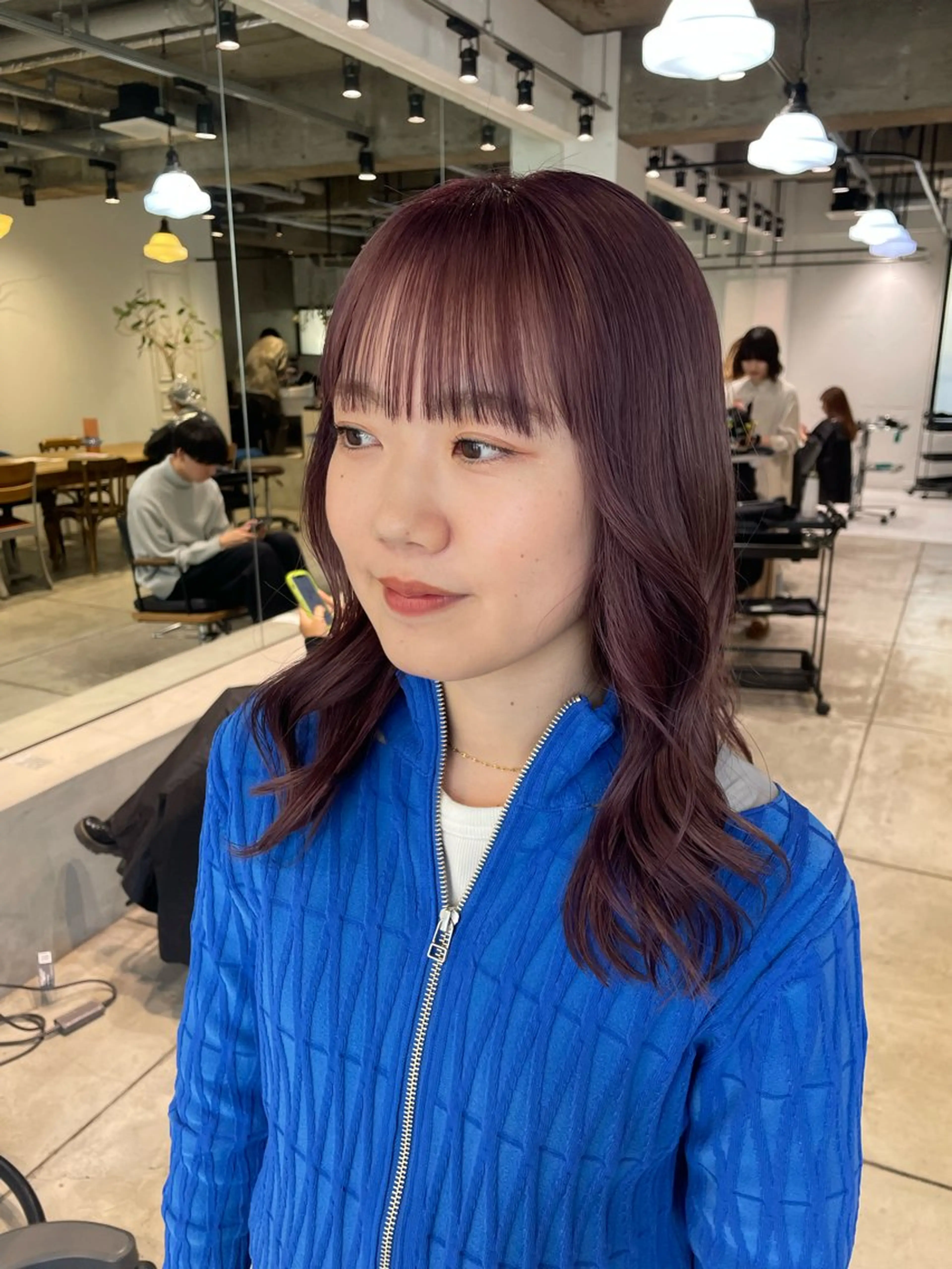 セミロング ユウナ🎀レイヤー/ 暖色カラーのヘアスタイル