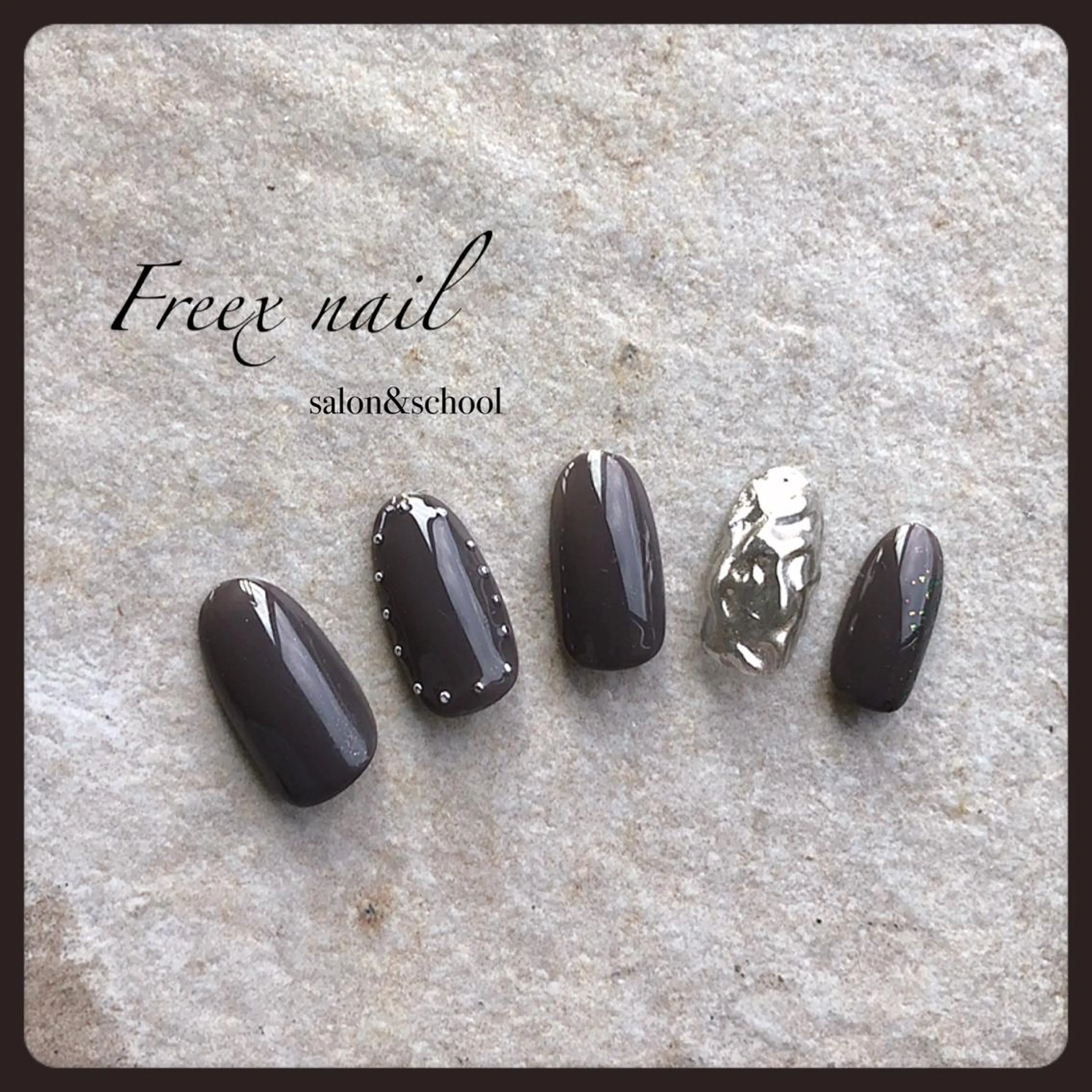 ネイル ミラーネイル Freex nail所属・freex nail /ニュアンス/個性派のネイルデザイン