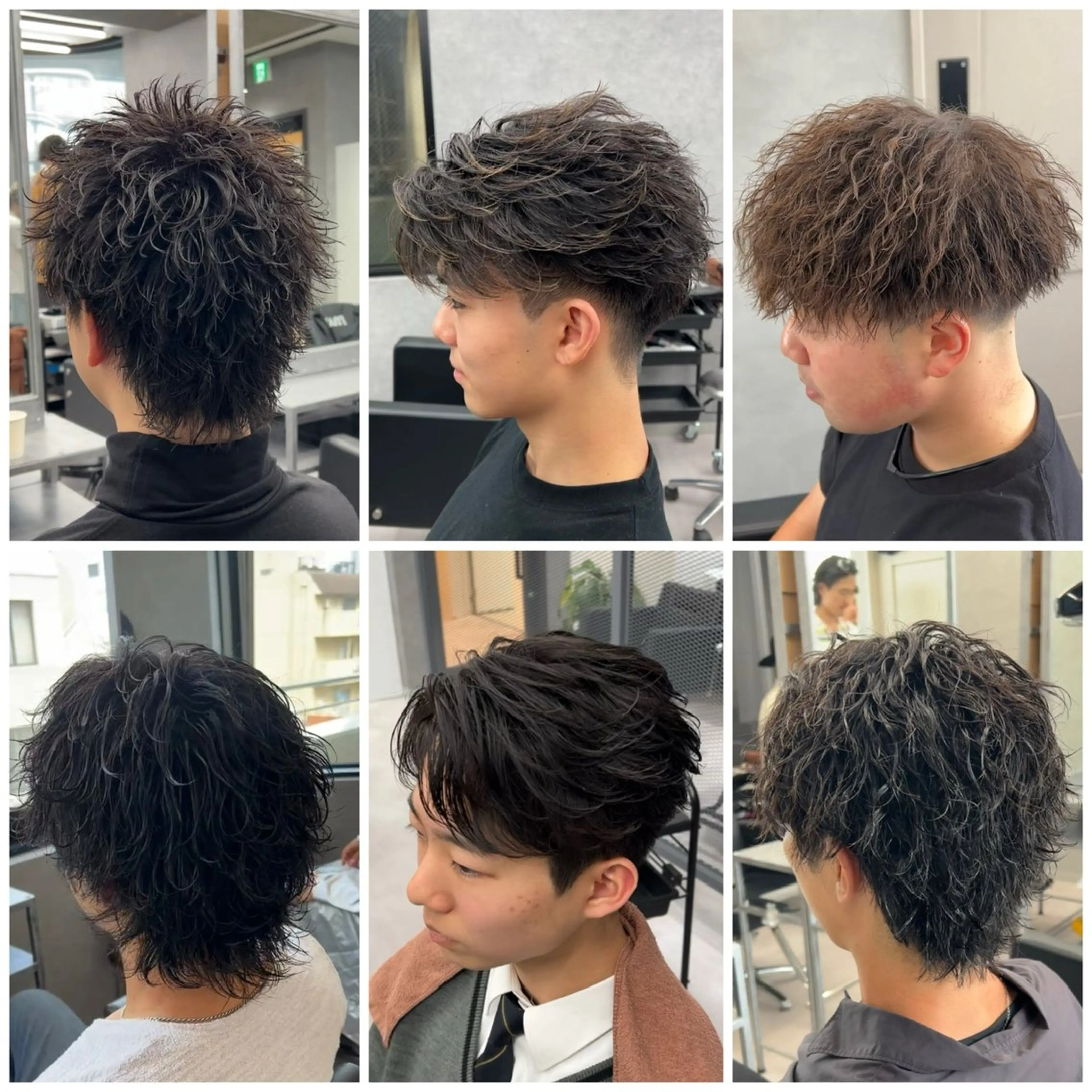ミディアム パーマ ヘアアレンジ メンズ ミディアムパーマ メンズパーマ カット パーマ 江藤 竜広のヘアスタイル