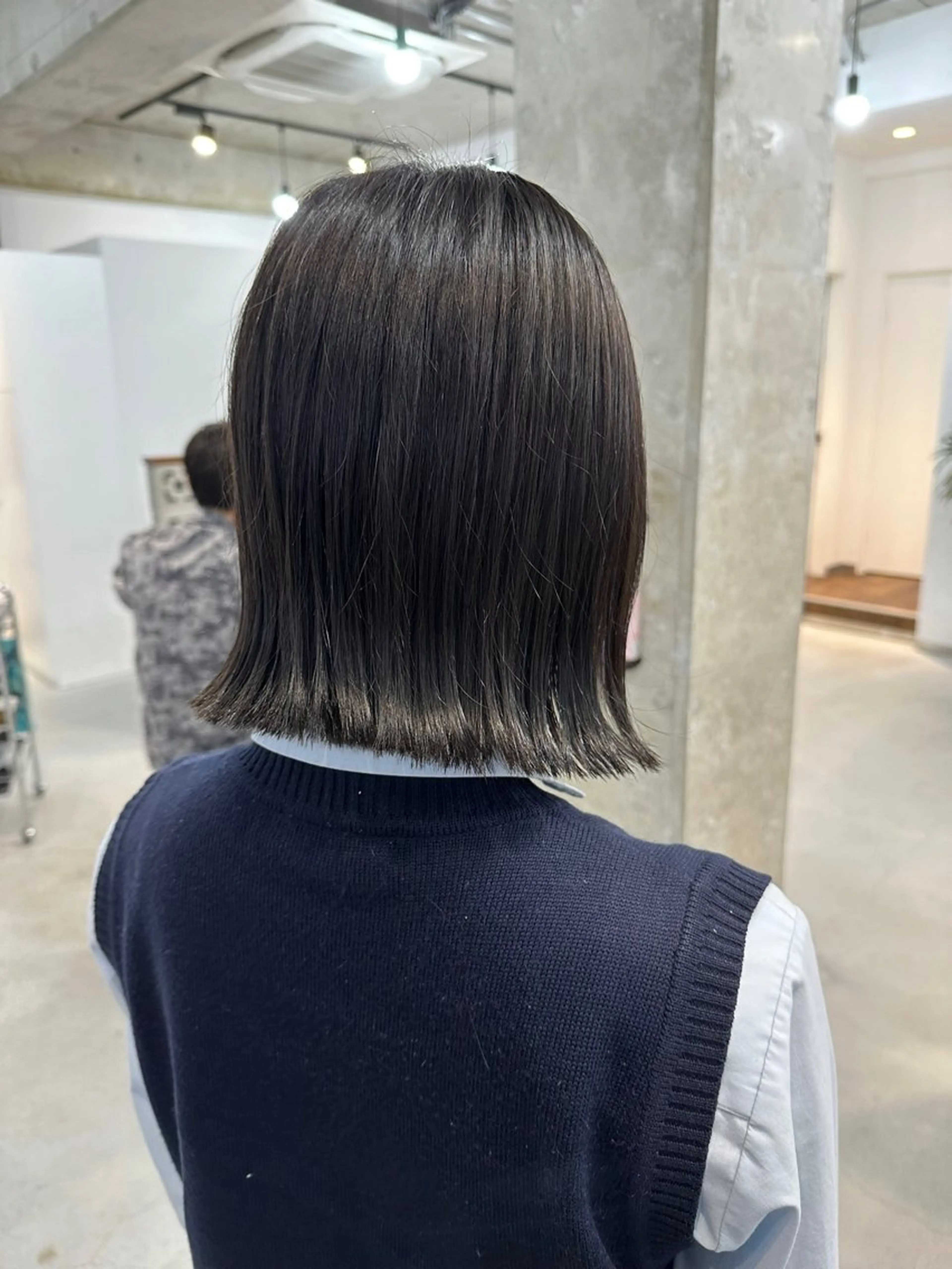 セミロング カラー カット ヘアカラー トリートメント カイリ /レイヤーカットのヘアスタイル