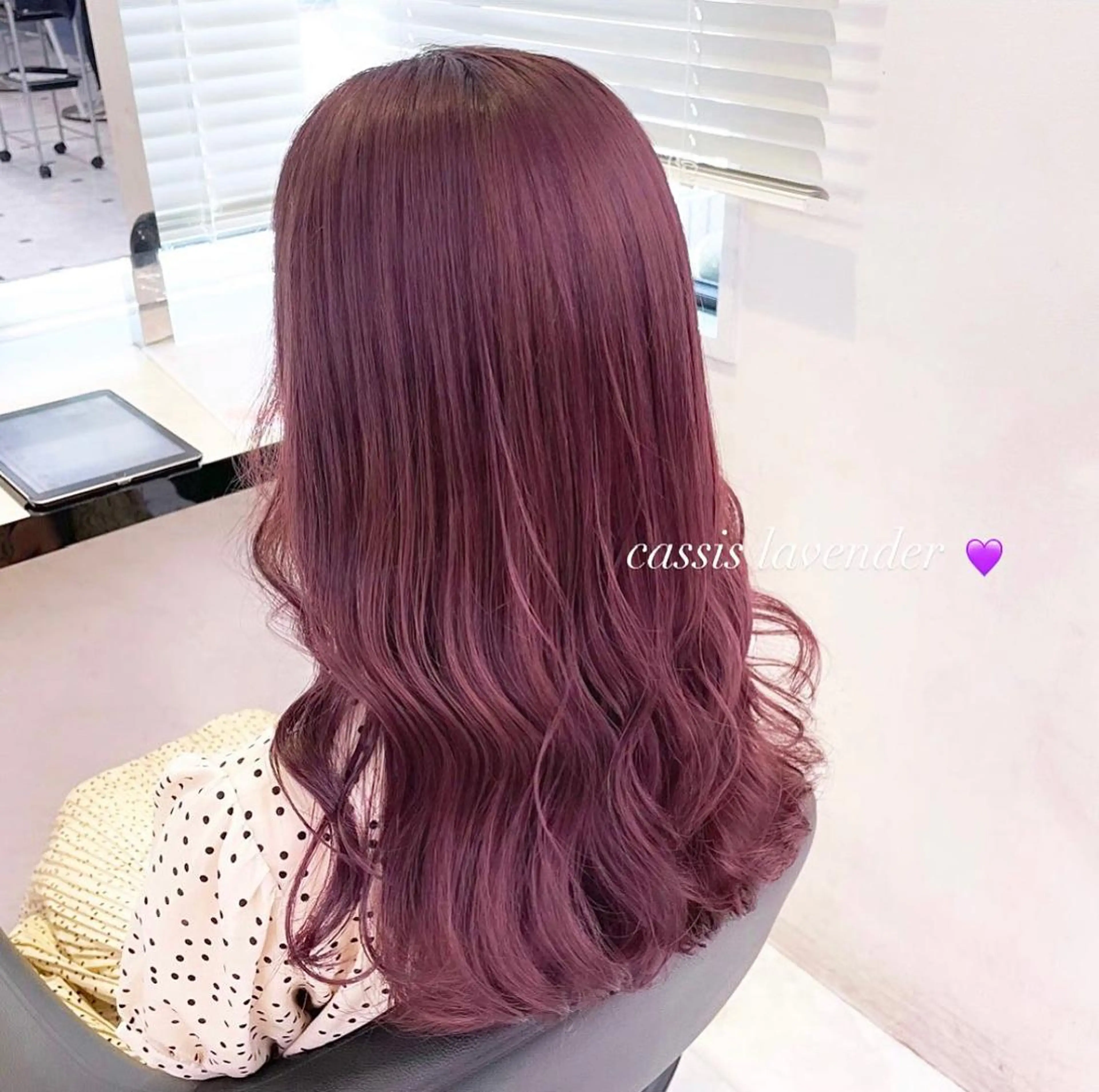 カラー RIKO👼🏻💓 韓国ガーリーのヘアスタイル