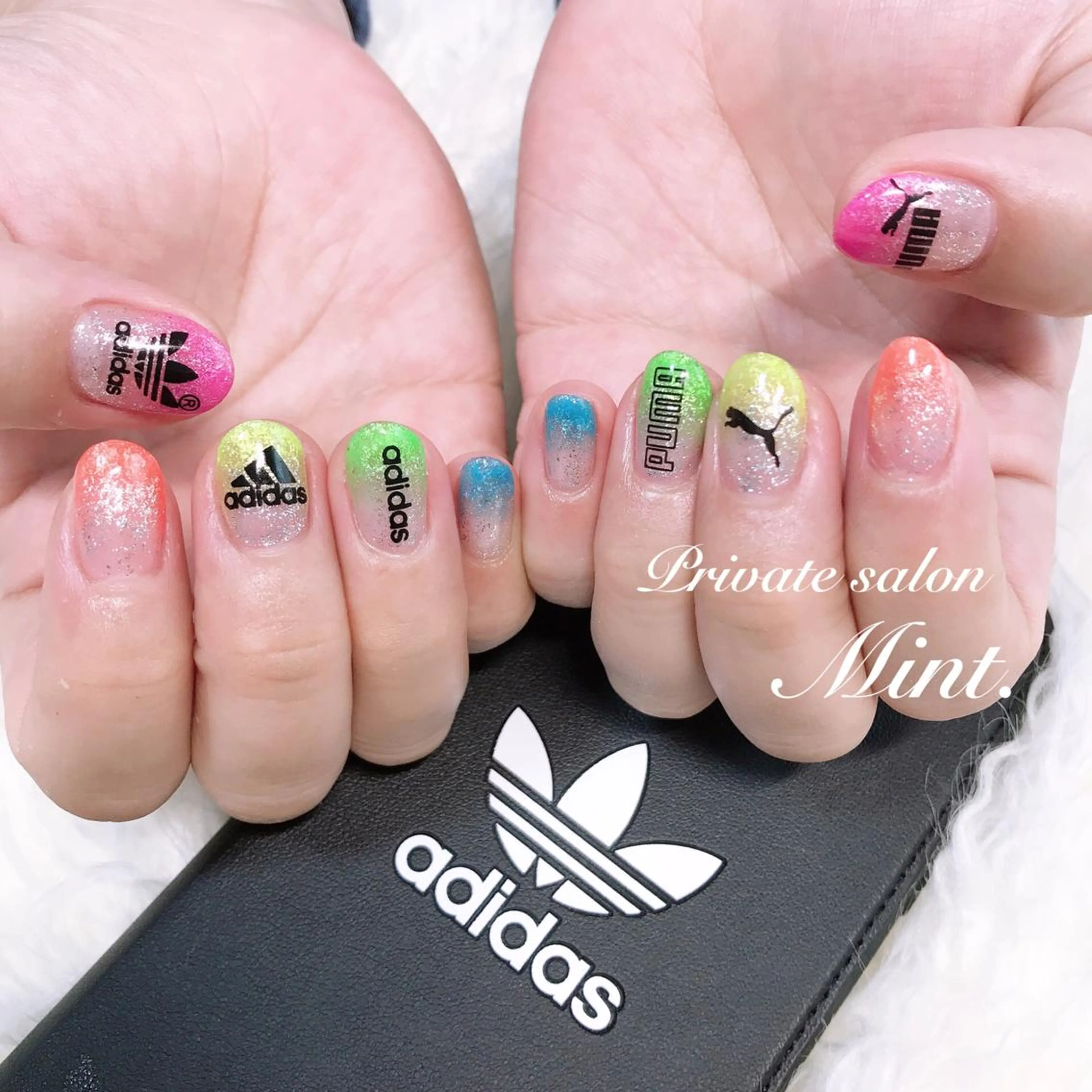 ショート ネイル ジェルネイル 持ち込み ハンドネイル Mint. nailのネイルデザイン