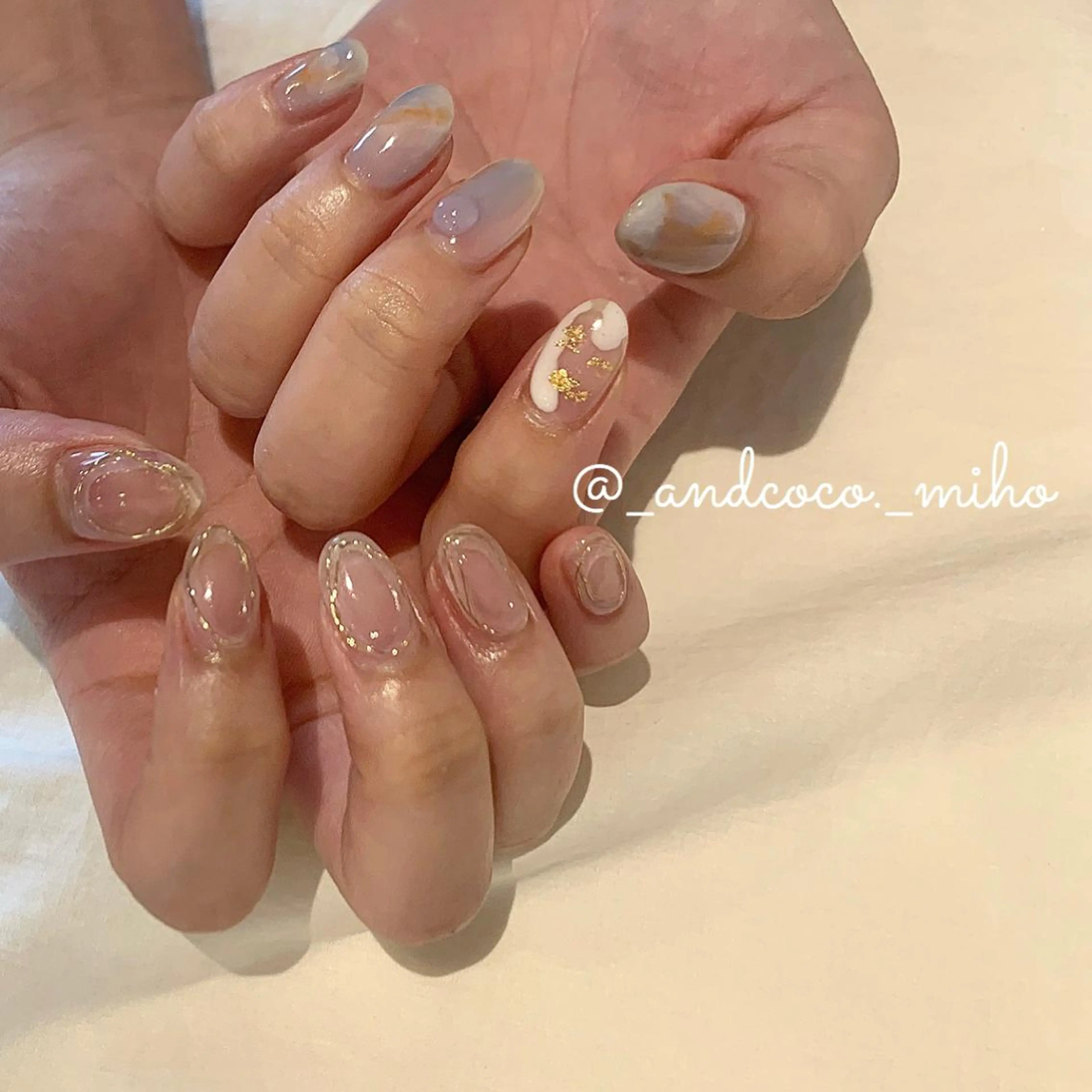 ネイル ハンドネイル I'm Me.所属・Nailist〻 mihoのネイルデザイン