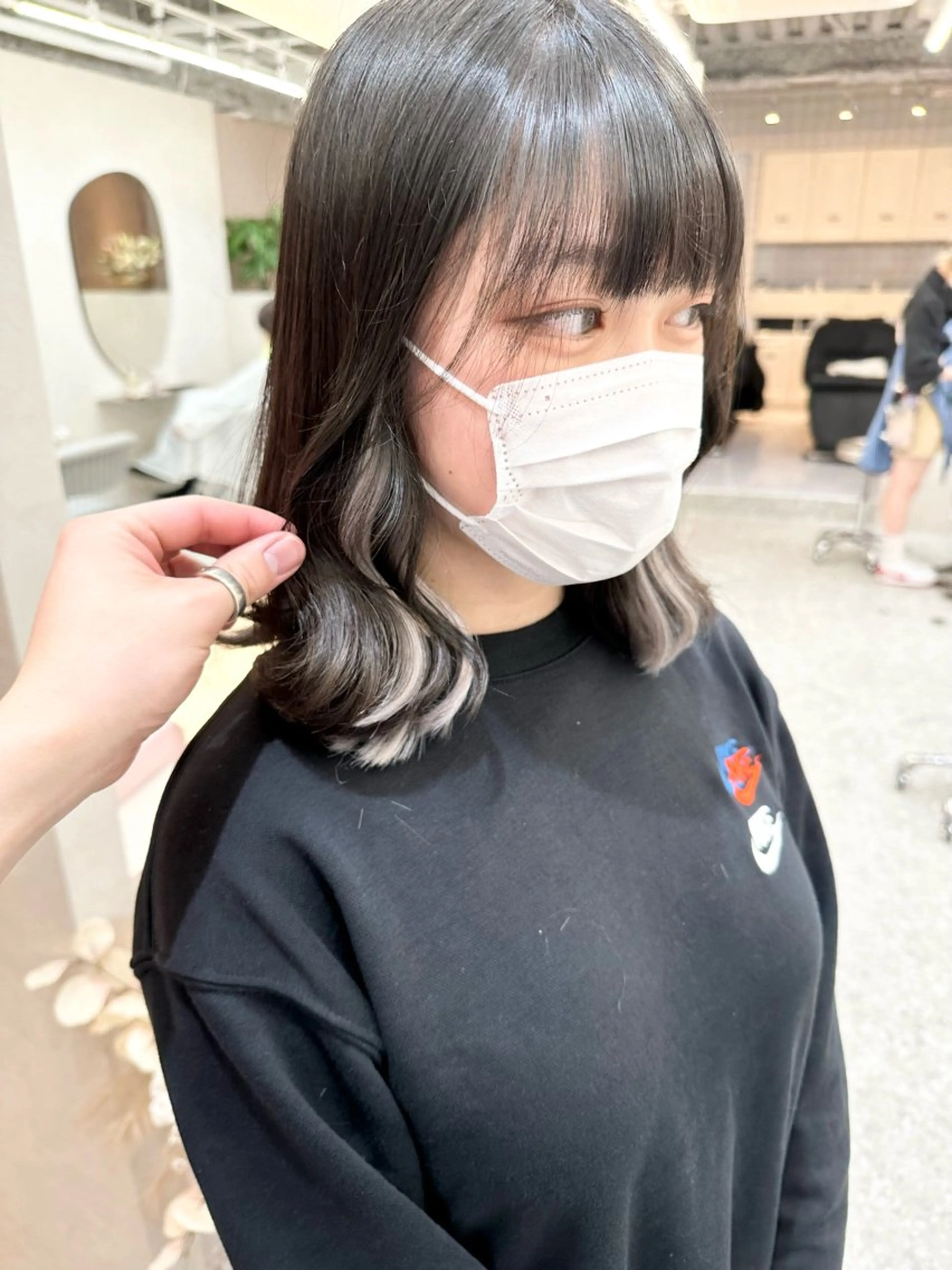 💞【SNSで話題沸騰】ブリーチなしで叶うインナーカラーエクステ相談☆1本￥550💞の写真