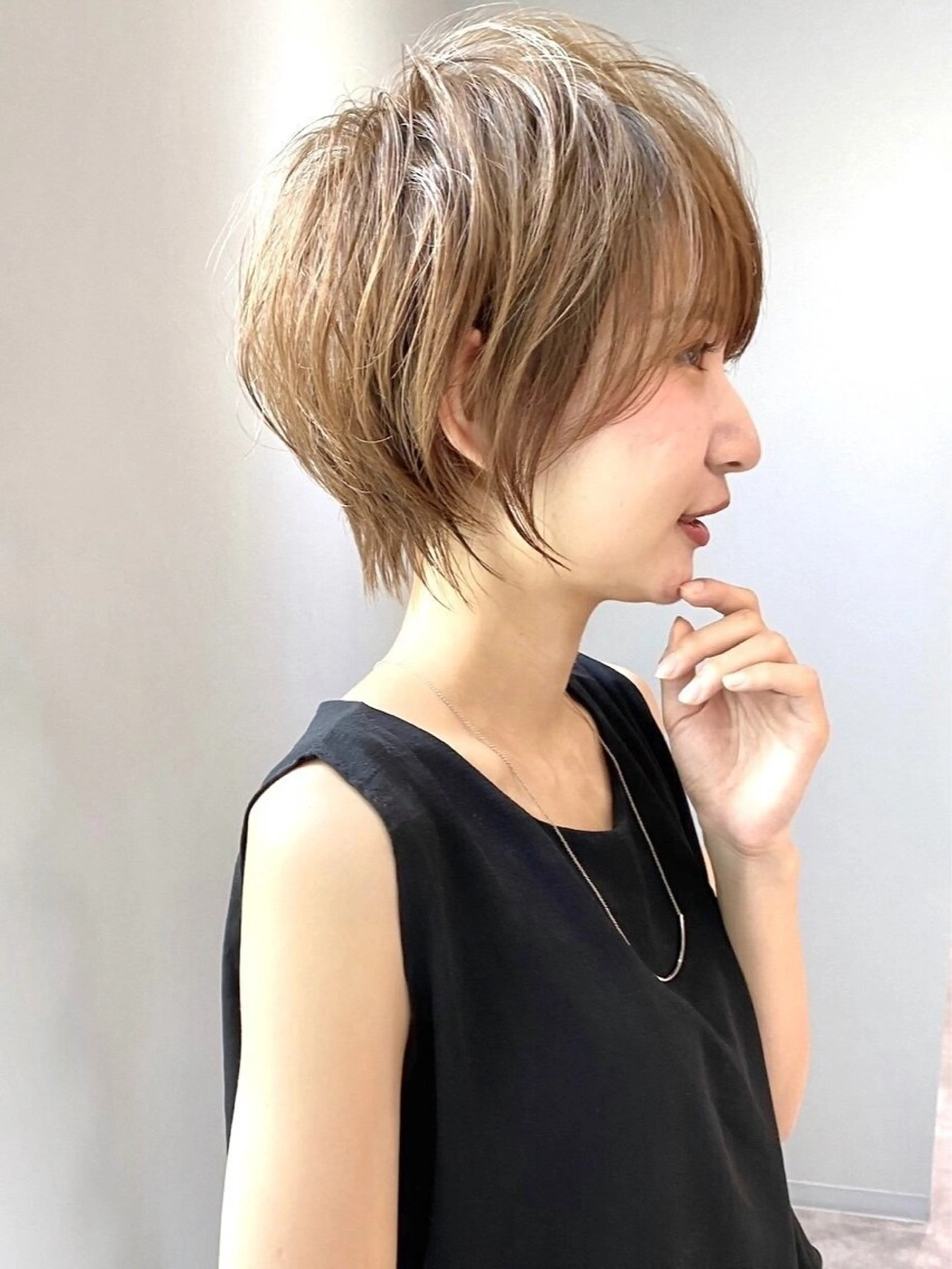 ショート カラー ヘアアレンジ ショートボブ ボブ 似合わせカット ショートヘア 小顔カット ⭐️ショート/ボブ/ 艶カラー/りょうがのヘアスタイル