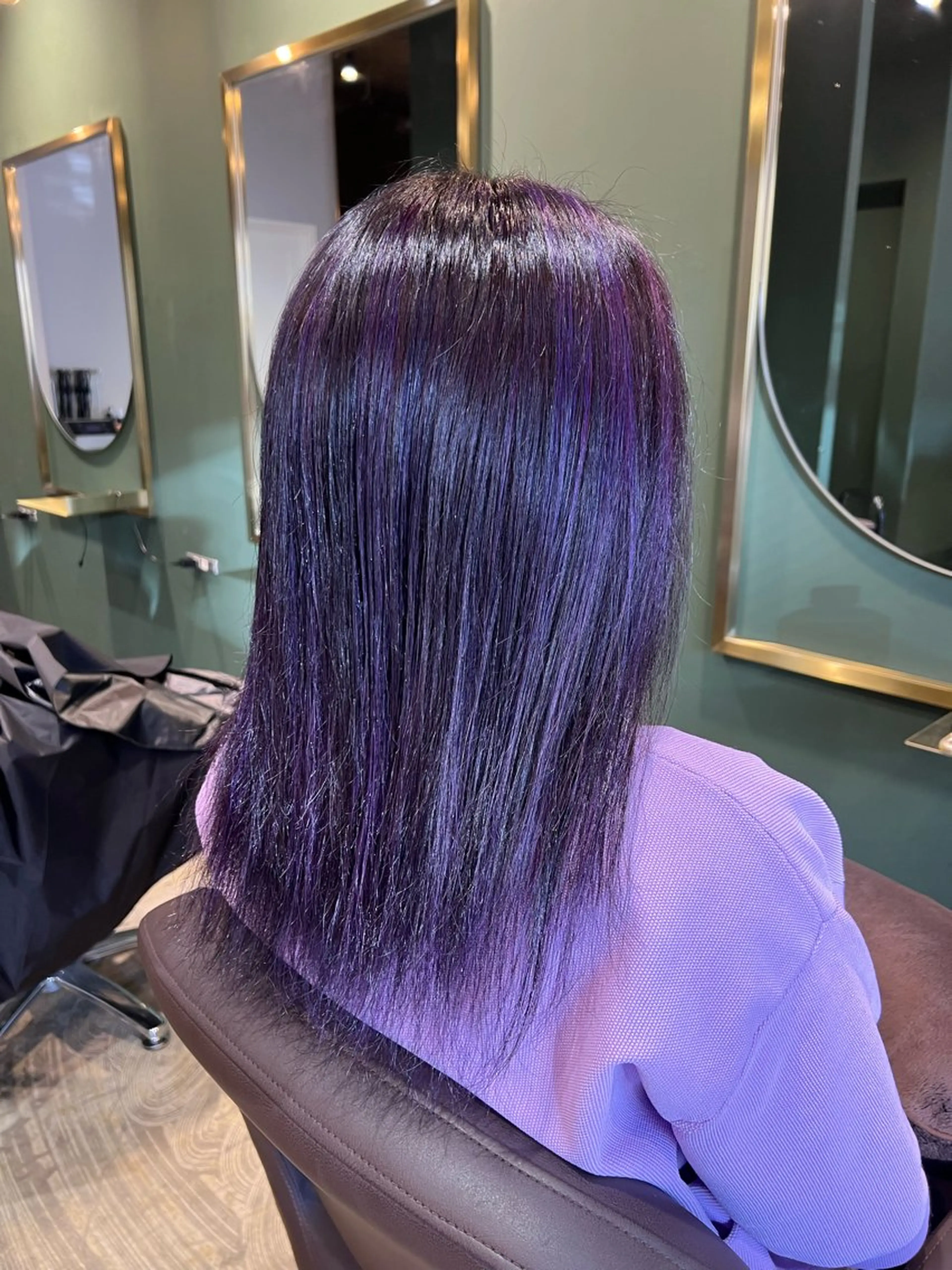 ミディアム カラー ハイライトカラー ハイライト ヘアカラー トリートメント ヘッドスパ カラースペシャリスト しょう🧑🏼‍🎨のヘアスタイル